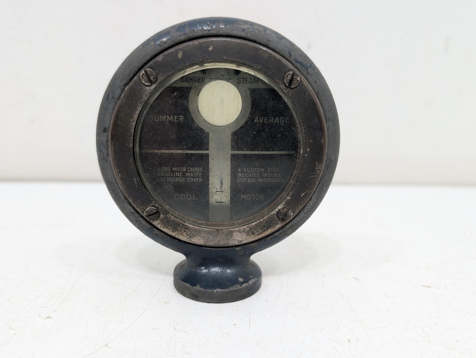 1920\'s Standard Motometer Boyce Temperature Gauge Vintage Antique Radiator Badge 1920\'s Standard Motometer Boyce Temperature Gauge Vintage Antique Radiator Badge