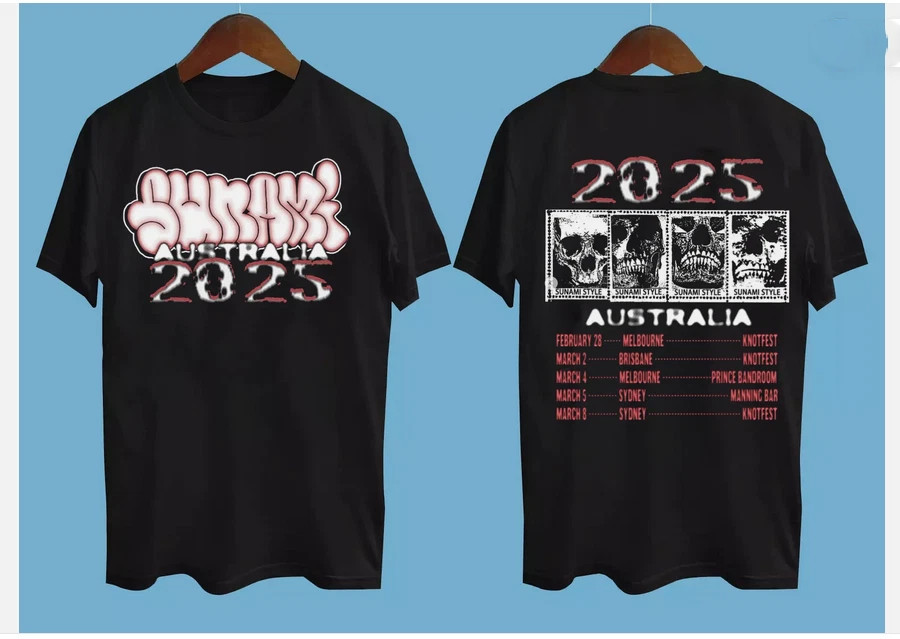 NEW SUNAMI Tour 2025 Gift For Fan Full Size S to 5XL 2-sides T-shirt NEW SUNAMI Tour 2025 Gift For Fan Full Size S to 5XL 2-sides T-shirt