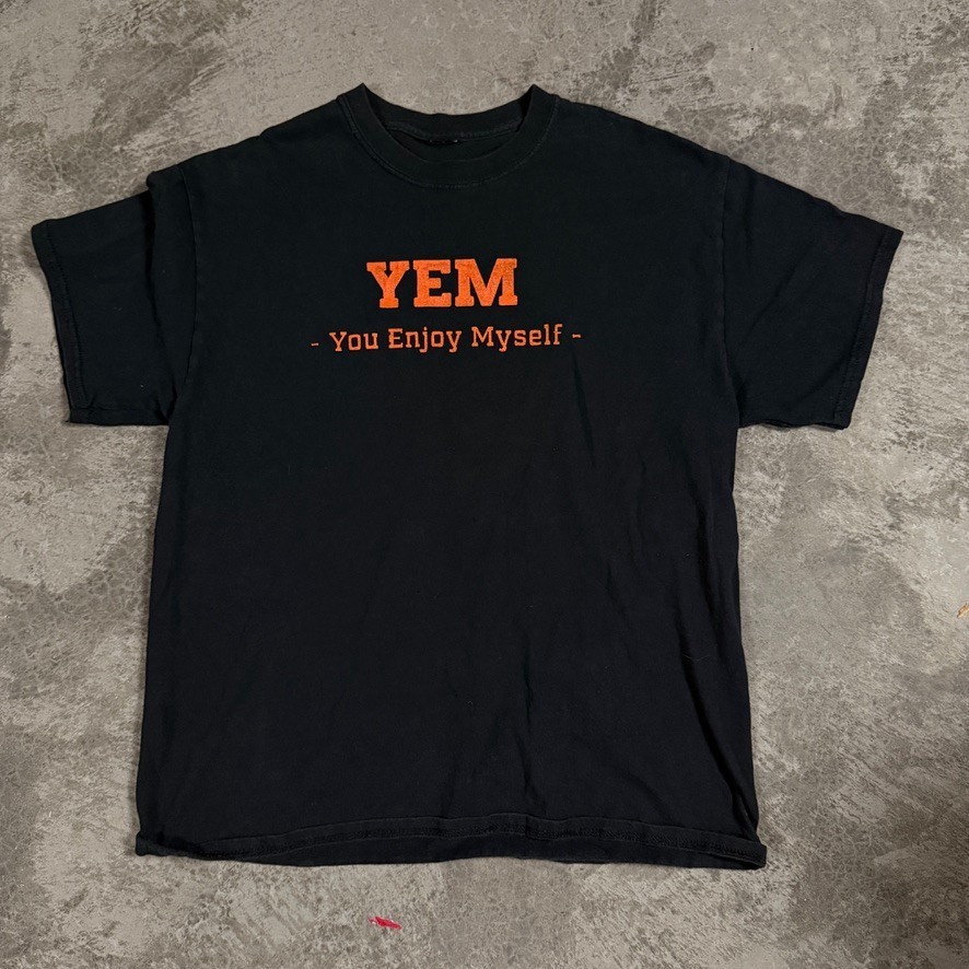 Vintage Phish YEM You Enjoy Myself Lot Shirt Black Orange Medium
