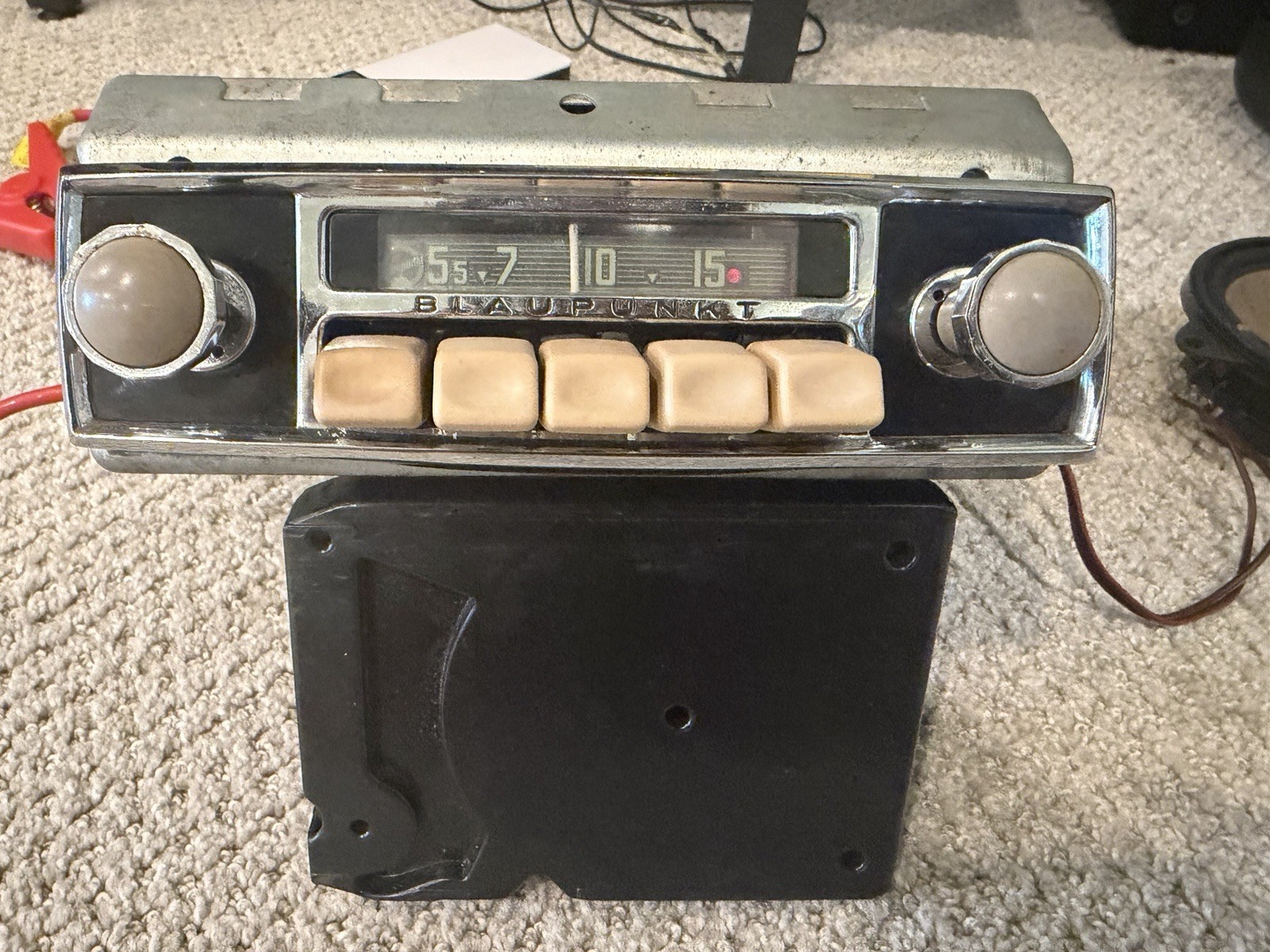 Vintage Blaupunkt Frankfurt TR de Luxe Car Radio - Early 1960s Porsche/Mercedes
