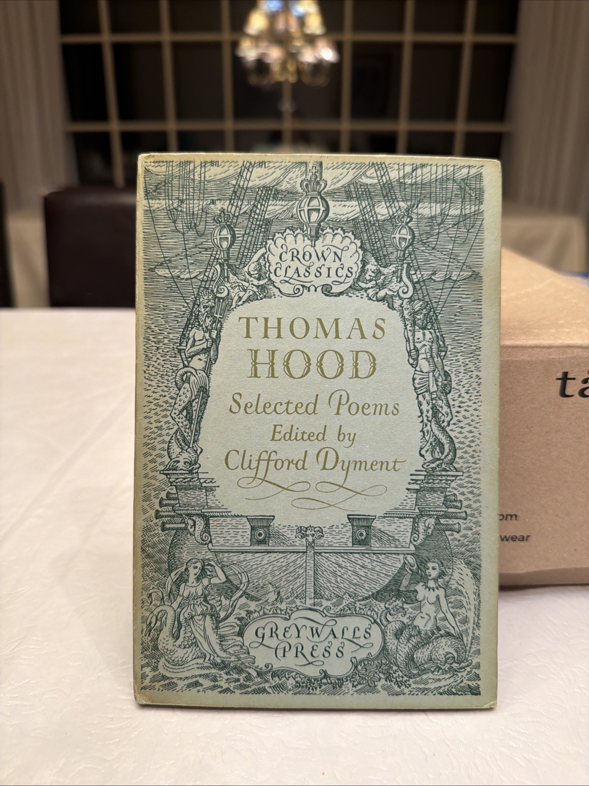 Vintage 1948  Town Classics Thomas Hood Selected Poems Grey Walls Press/London