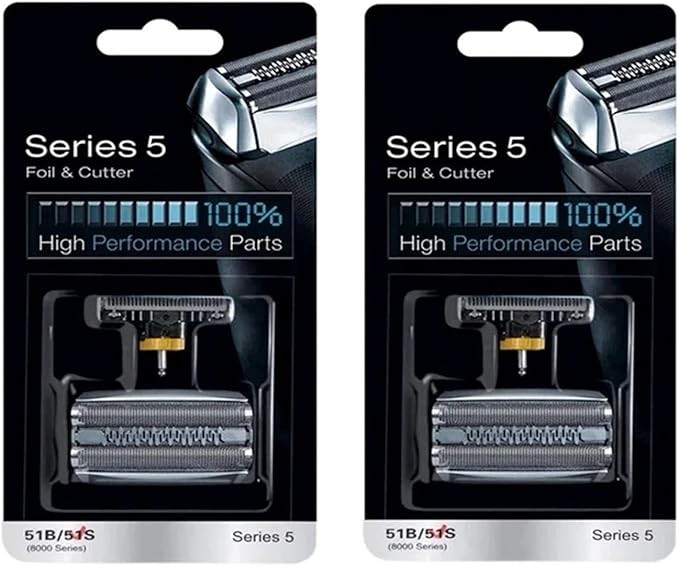 51S Replacement Head Compatible with Braun WaterFlex Series 5 Electric Shavers