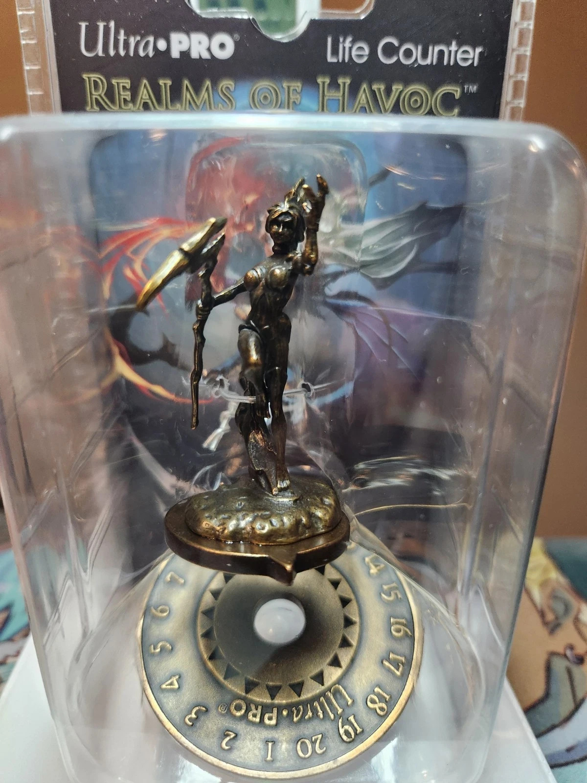 VINTAGE 2016 Ultra Pro Collectors  Realms of Havoc BOORK Metal Life Counter NIP