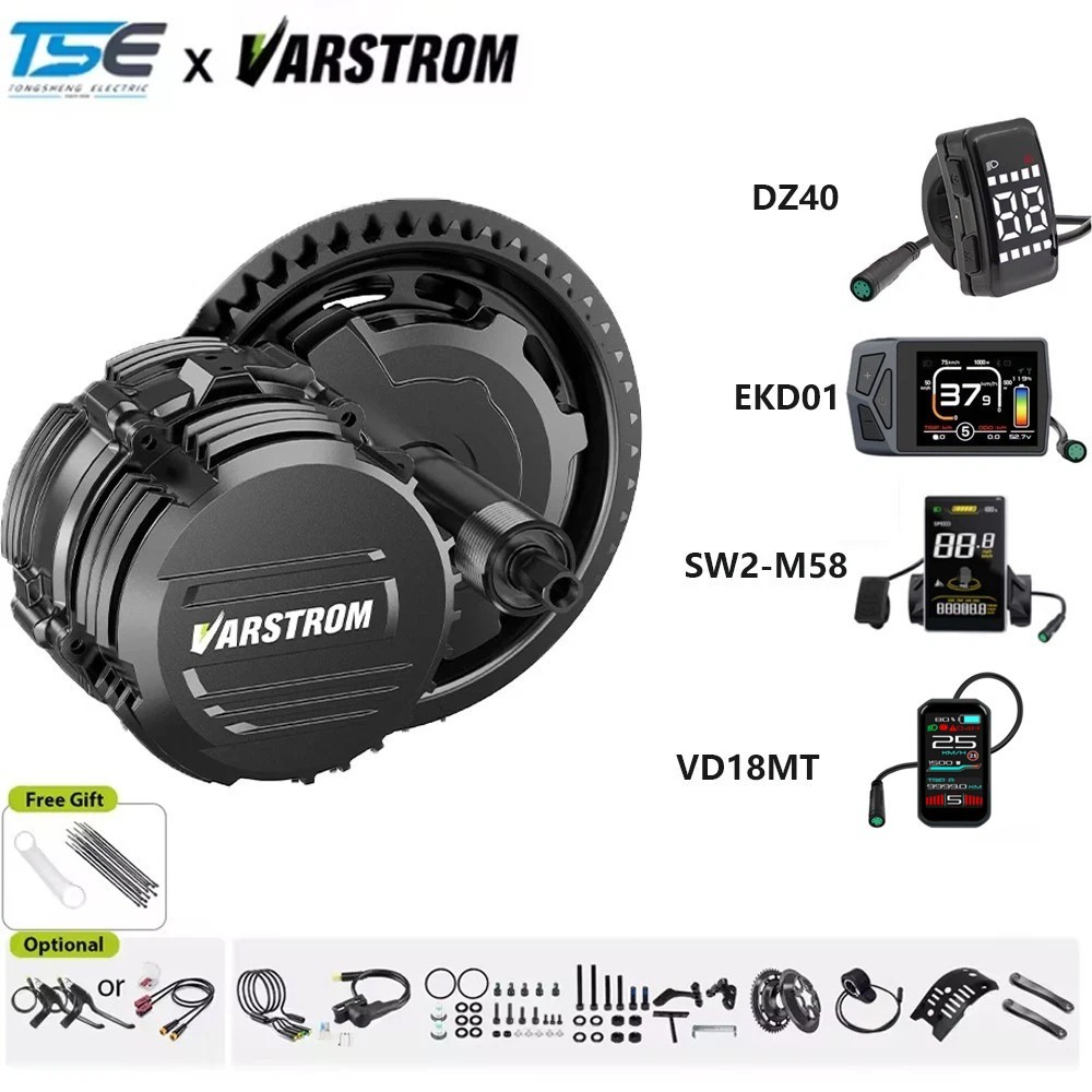 36V 250W 48V 1000W 500W 750W Mid Drive Motor Torque Sensor EBike Conversion Kit