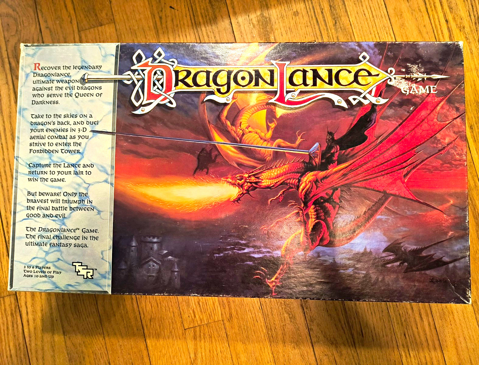TSR Dragonlance vintage boardgame (1988) - missing 2 minor pieces. very nice FS