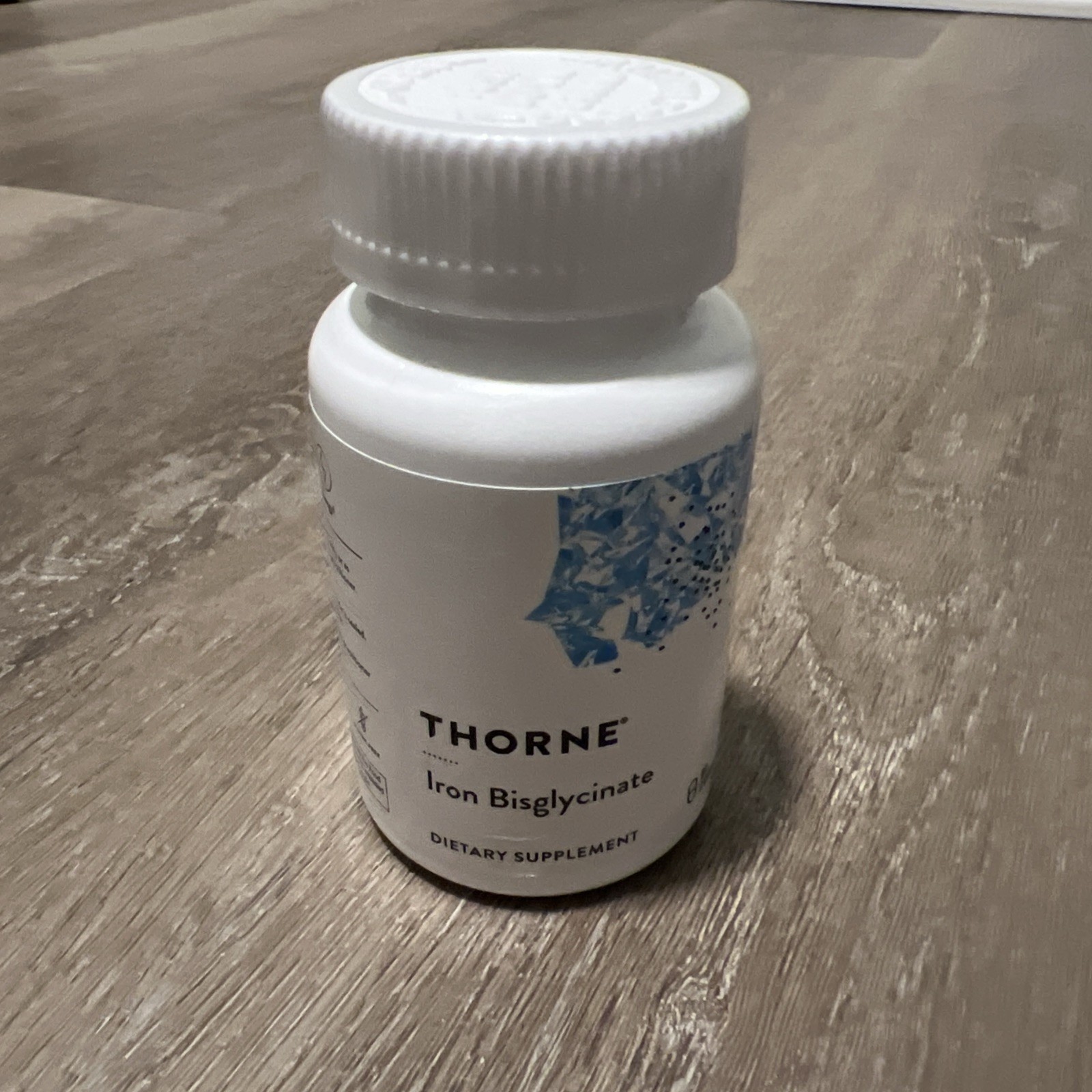 Thorne Iron Bisglycinate - 60 Capsules Sealed EXP 07/29 Thorne Iron Bisglycinate - 60 Capsules Sealed EXP 07/29