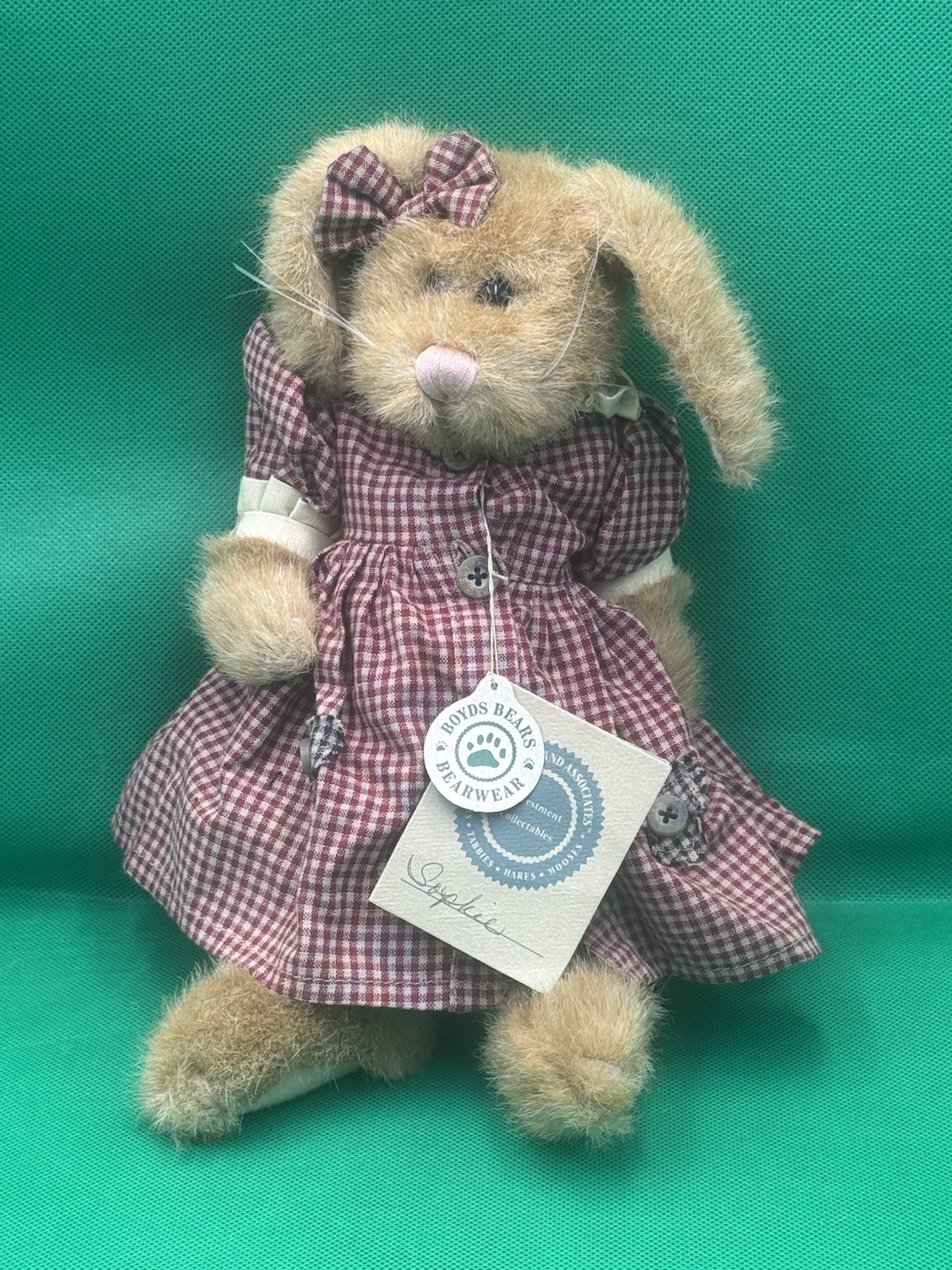 Boyd’s Bear Sophie Rabbit from Boys Investment 11” Retired Boyd’s Bear Sophie Rabbit from Boys Investment 11” Retired