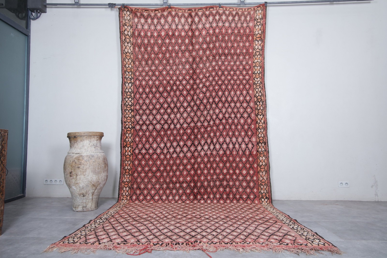 Moroccan Vintage Rug - 6.8 x 14.4 ft | Handmade Authentic Craft
