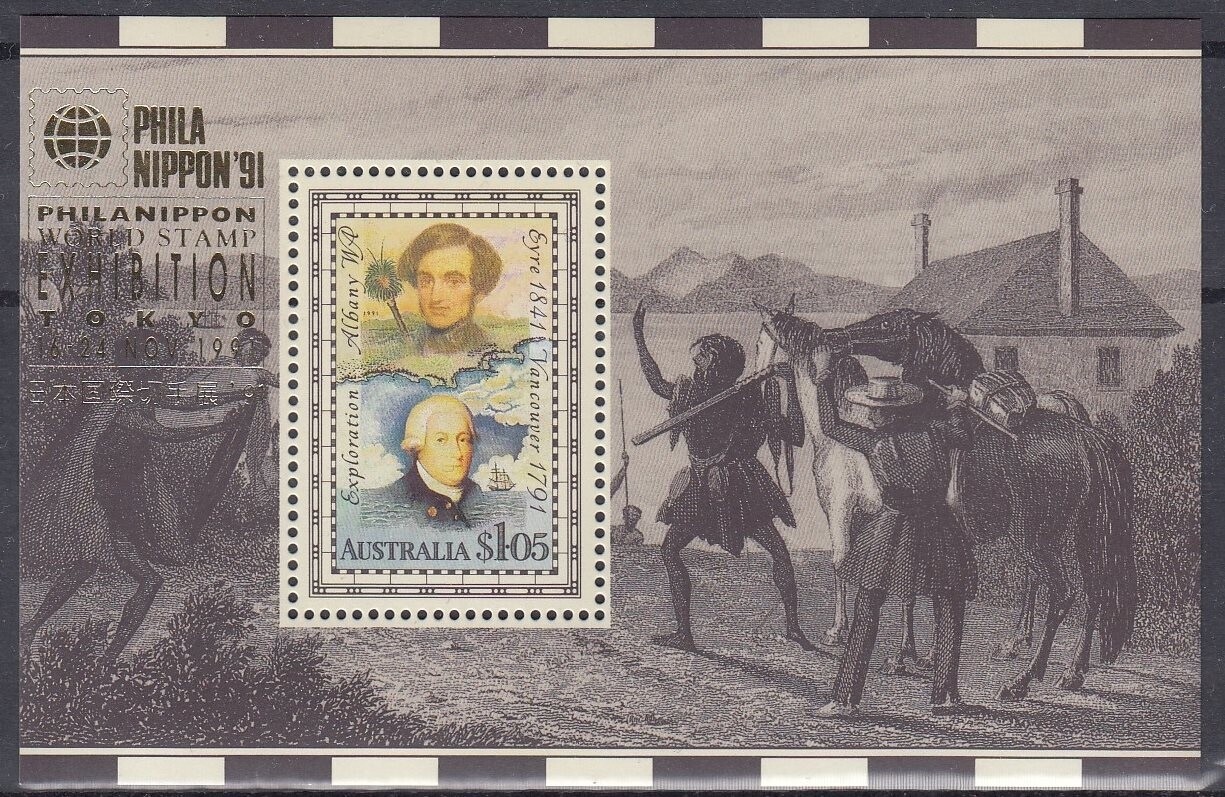 Australia $1.05 1991 Albany Exploration Mini Sheet Overprinted Japan Expo MUH Australia $1.05 1991 Albany Exploration Mini Sheet Overprinted Japan Expo MUH