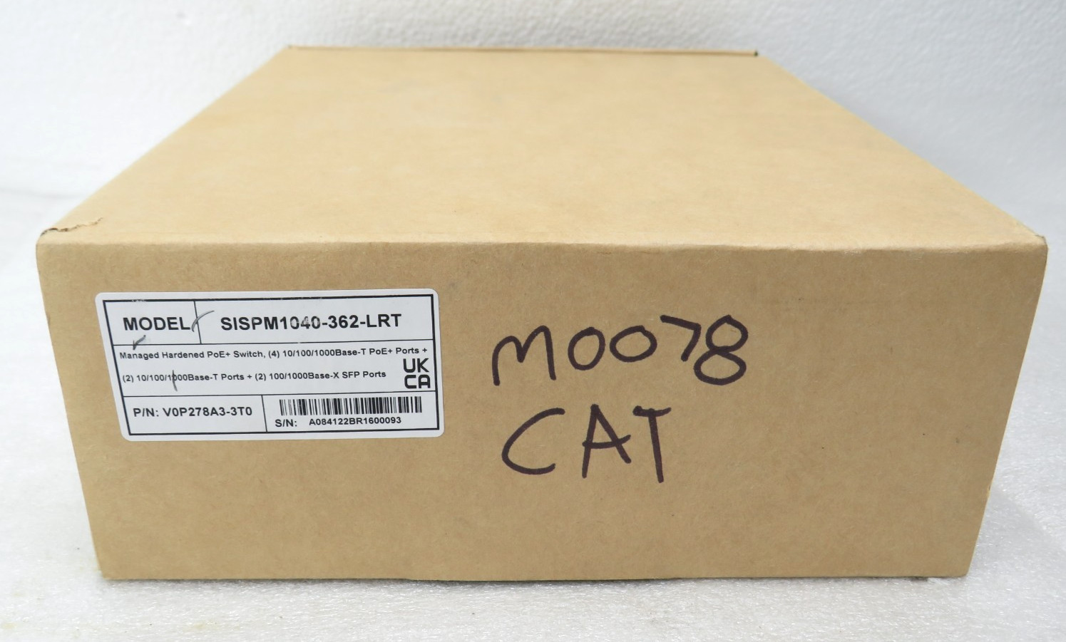 Lantronix SISPM1040-362-LRT Managed Hardened Gigabit Ethernet PoE+Switch [CTCNC]