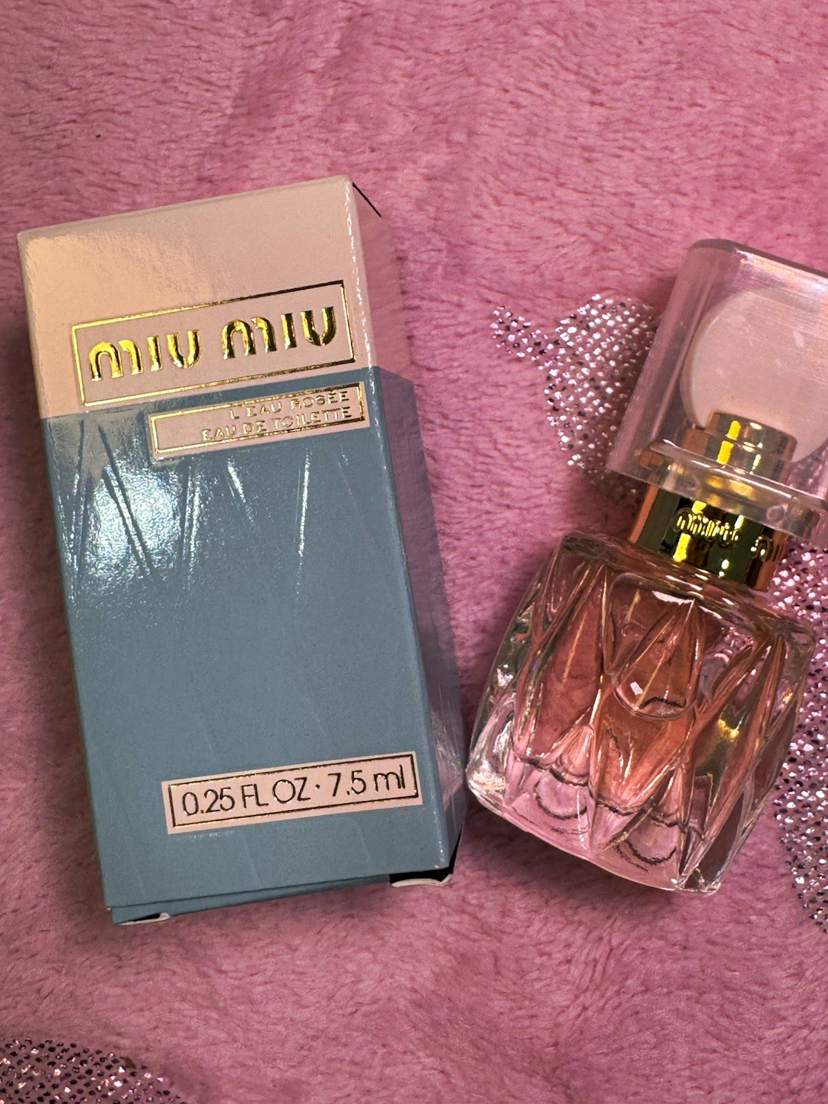 Miu Miu L\'Eau Rosée Eau de Toilette Miniature 0.25 fl oz / 7.5 ml