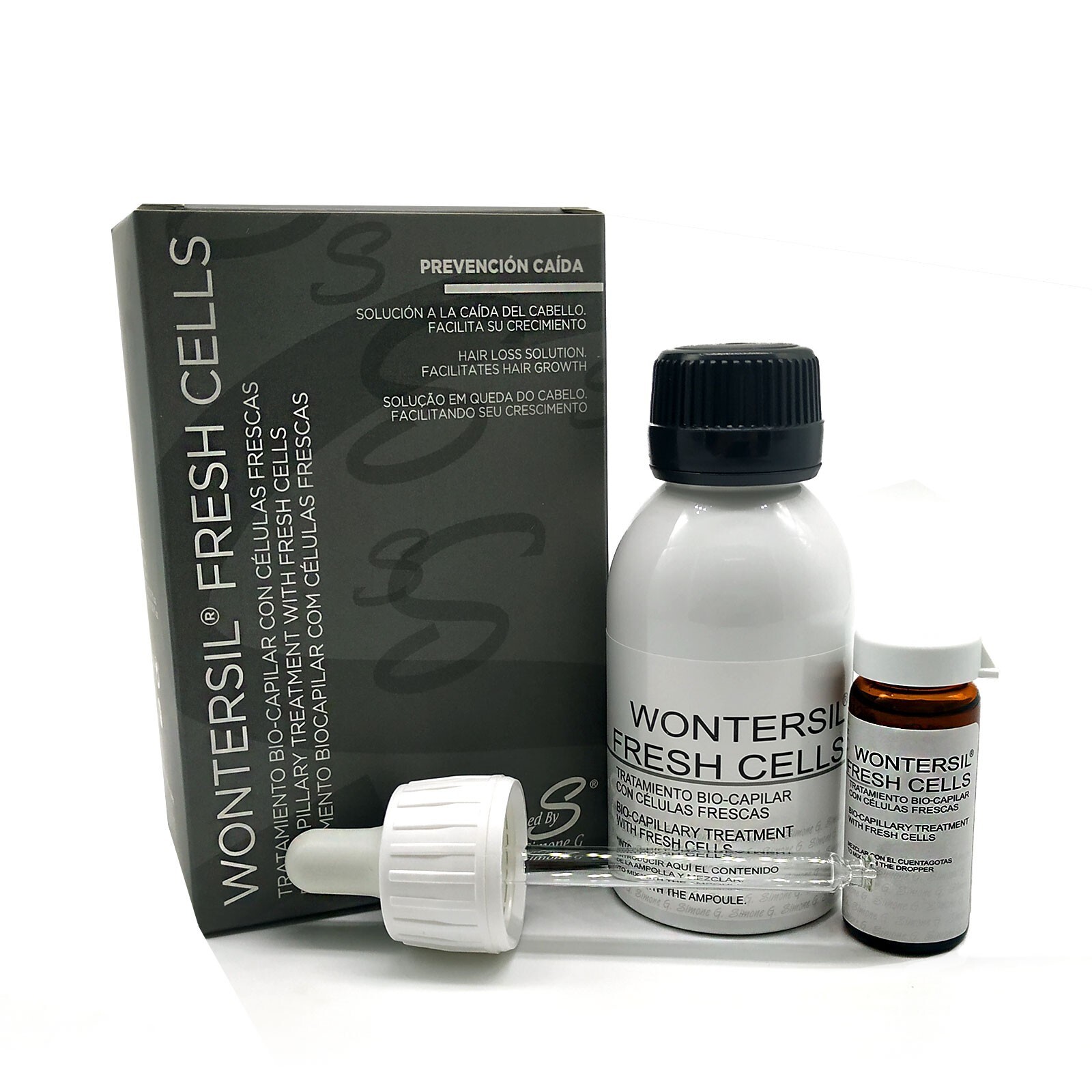 Signed by S Simone G Wontersil Fresh Cells 1.69 fl oz + Ampoule /Free LIp Gloss