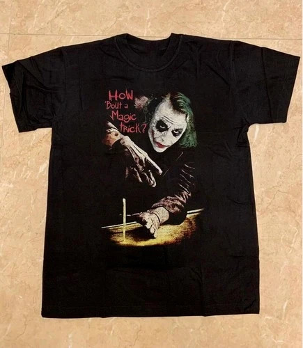 Vintage The Dark Night How Bout A Magic Trick Movie Unisex S-5XL Shirt