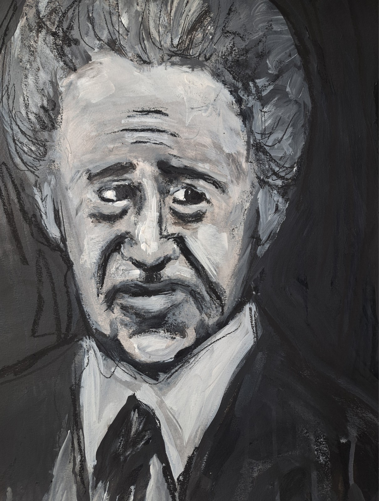 Original OOAK Portraiture Painting Of NICKY SCARFO. Portrait. Signed. Handmade. Original OOAK Portraiture Painting Of NICKY SCARFO. Portrait. Signed. Handmade.