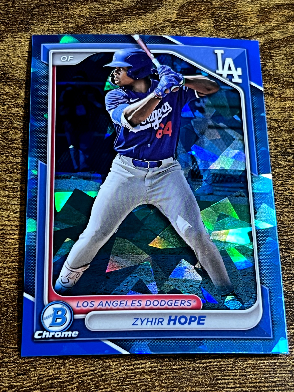 ZYHIR HOPE 2024 Bowman Draft Sapphire #BDC-139 Dodgers Prospect