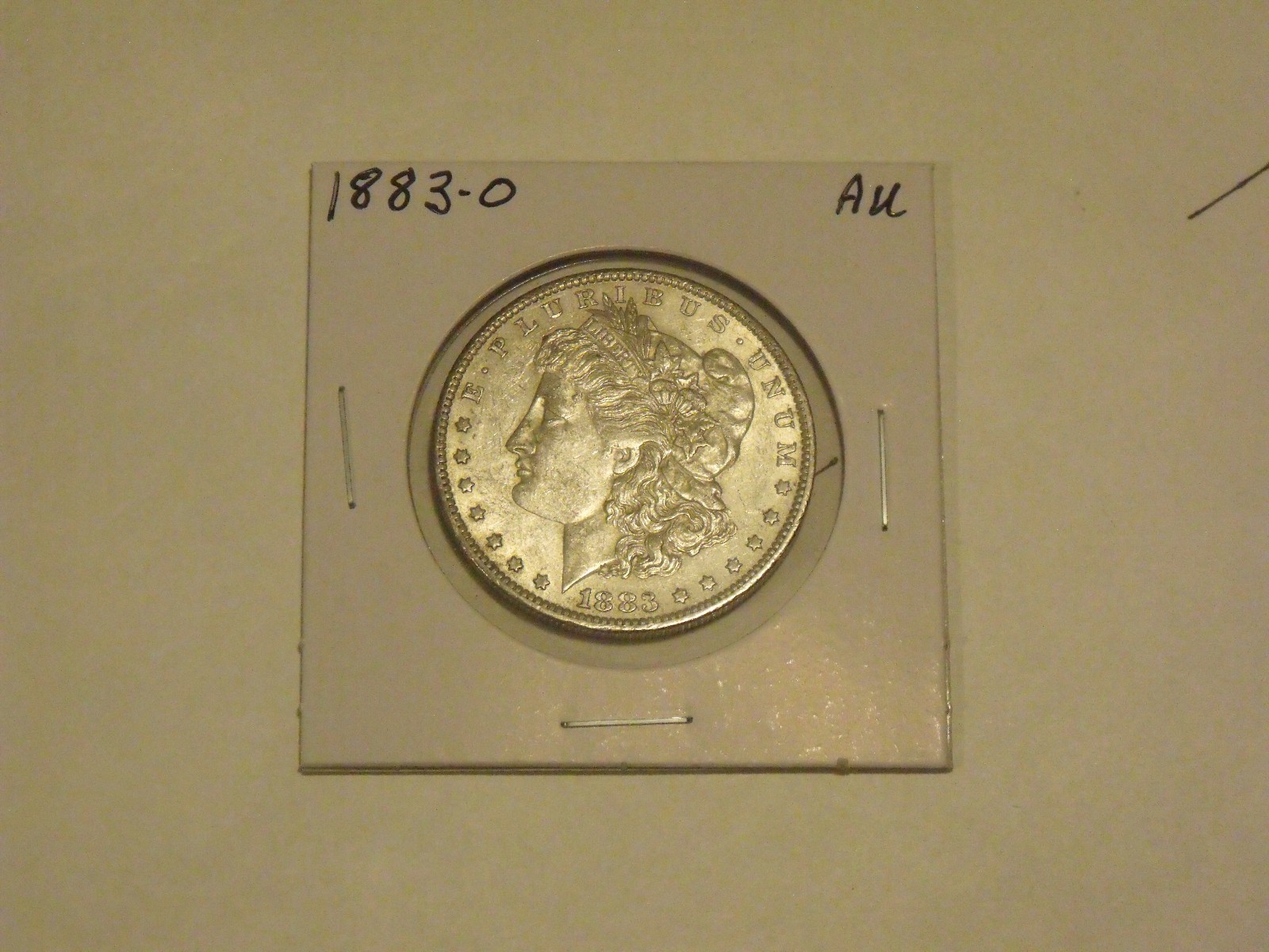 Silver 1883-O Morgan Dollar Nice AU condition Silver 1883-O Morgan Dollar Nice AU condition