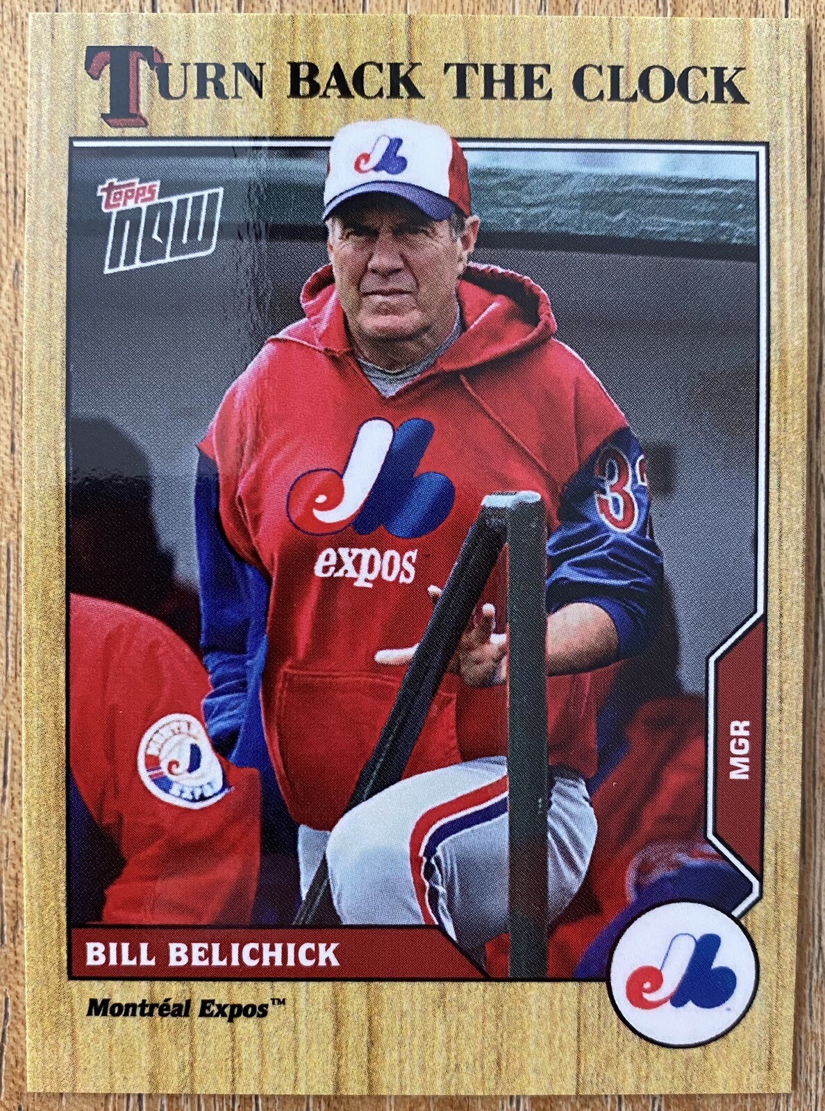 2023 Topps Now Turn Back the Clock #BB1 Bill Belichick Patriots Expos