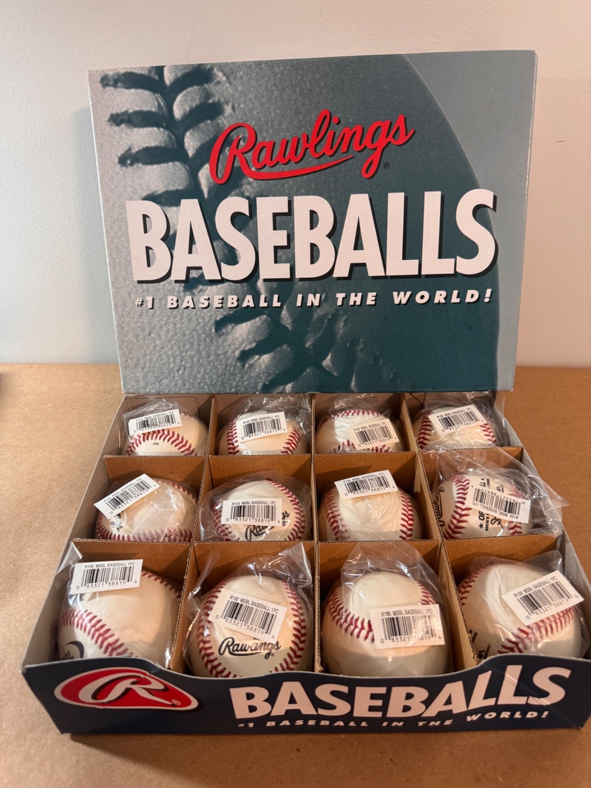 NEW Rawlings R100-MSBL Baseballs 1 Dozen 12  Sealed Men’s Senior Baseball League