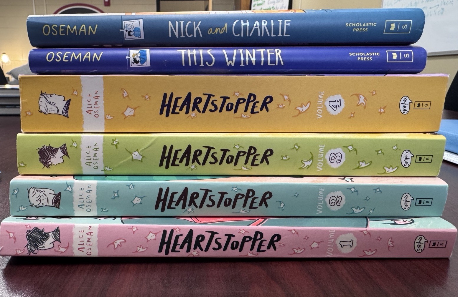 Heartstopper Series Volumes 1-6 By Alice Oseman