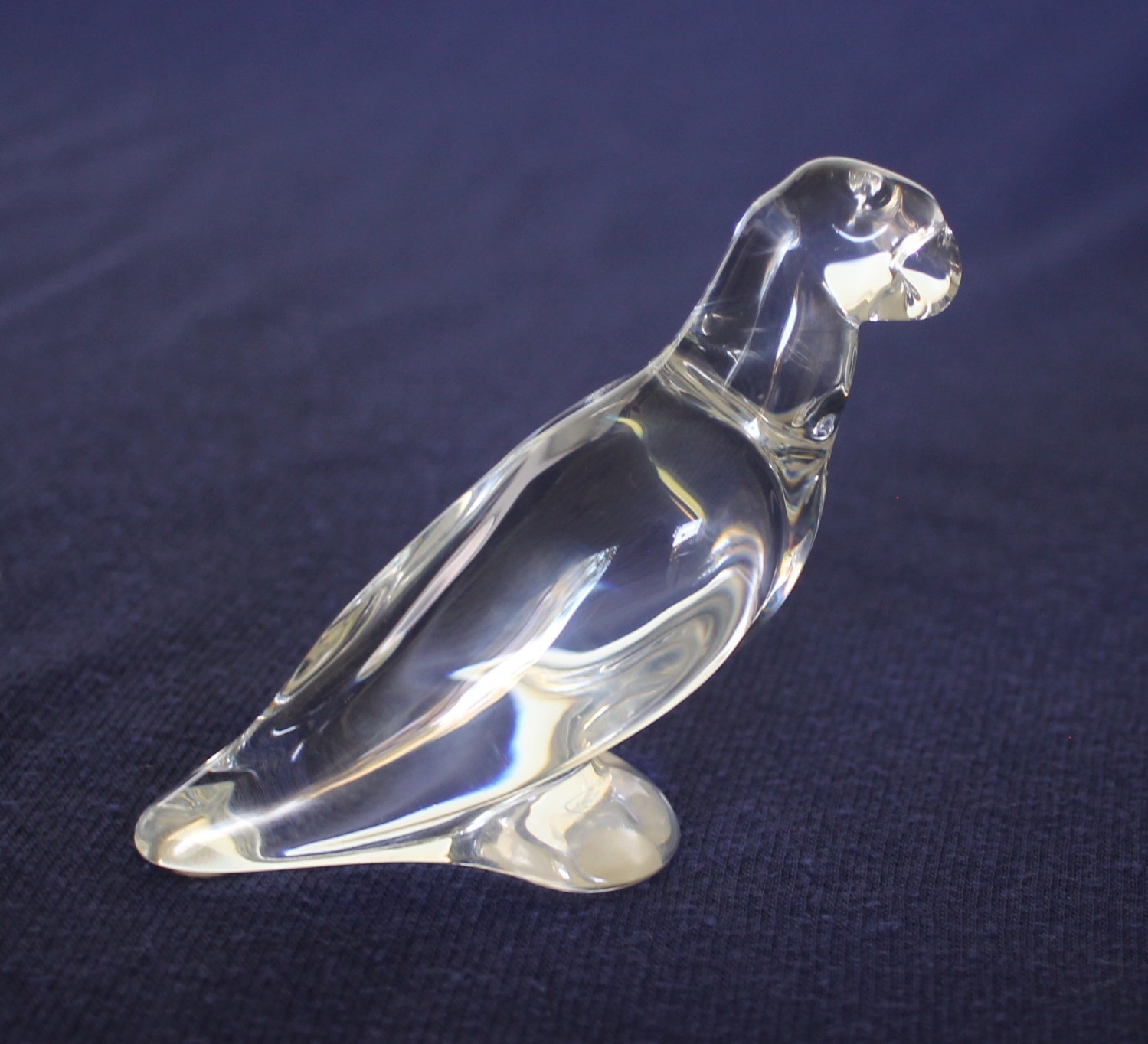 Wonderful Vintage Baccarat Crystal Parrot Bird 4\