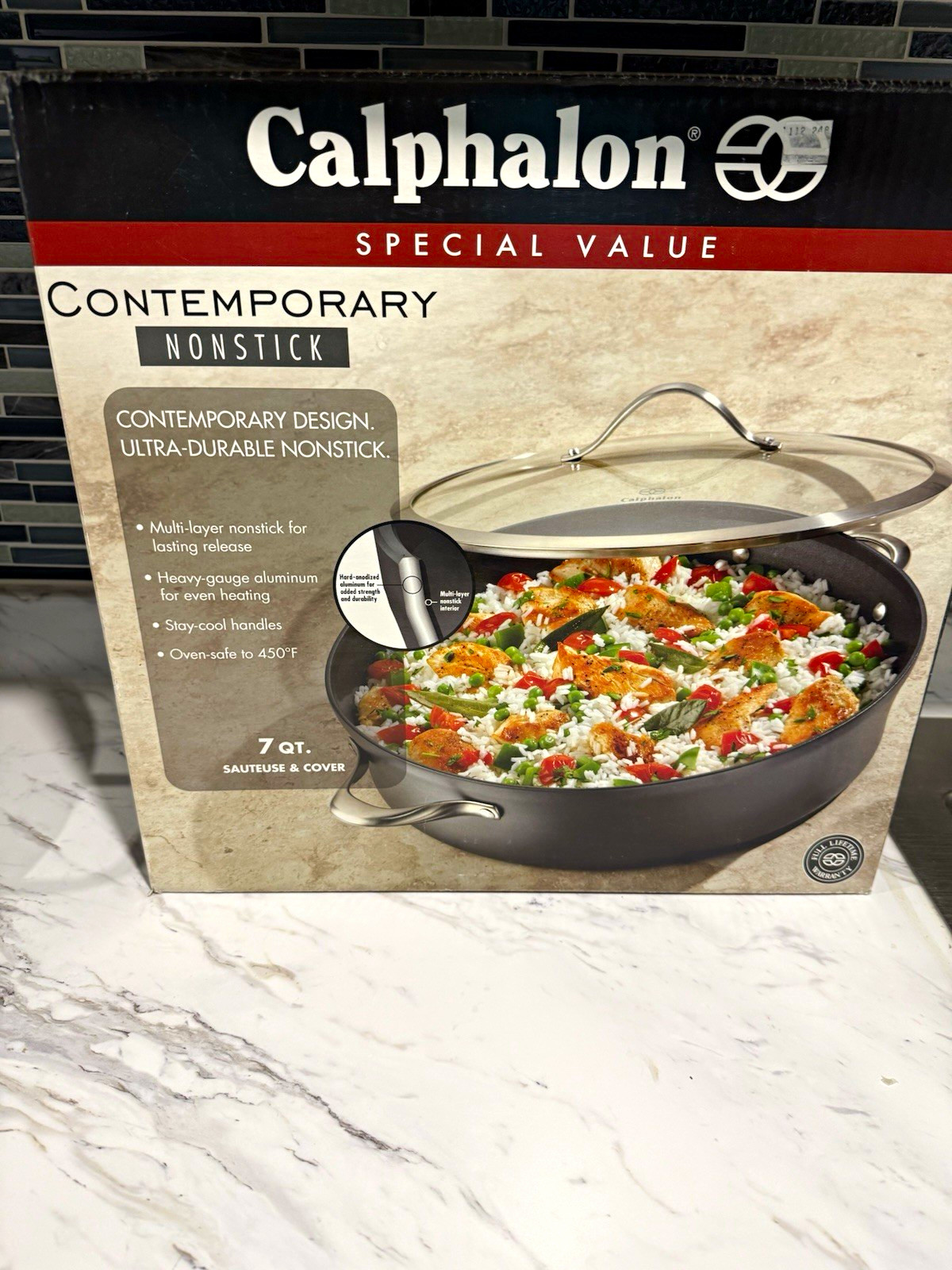 Calphalon Contemporary Nonstick 7 Qt 12\ Calphalon Contemporary Nonstick 7 Qt 12\