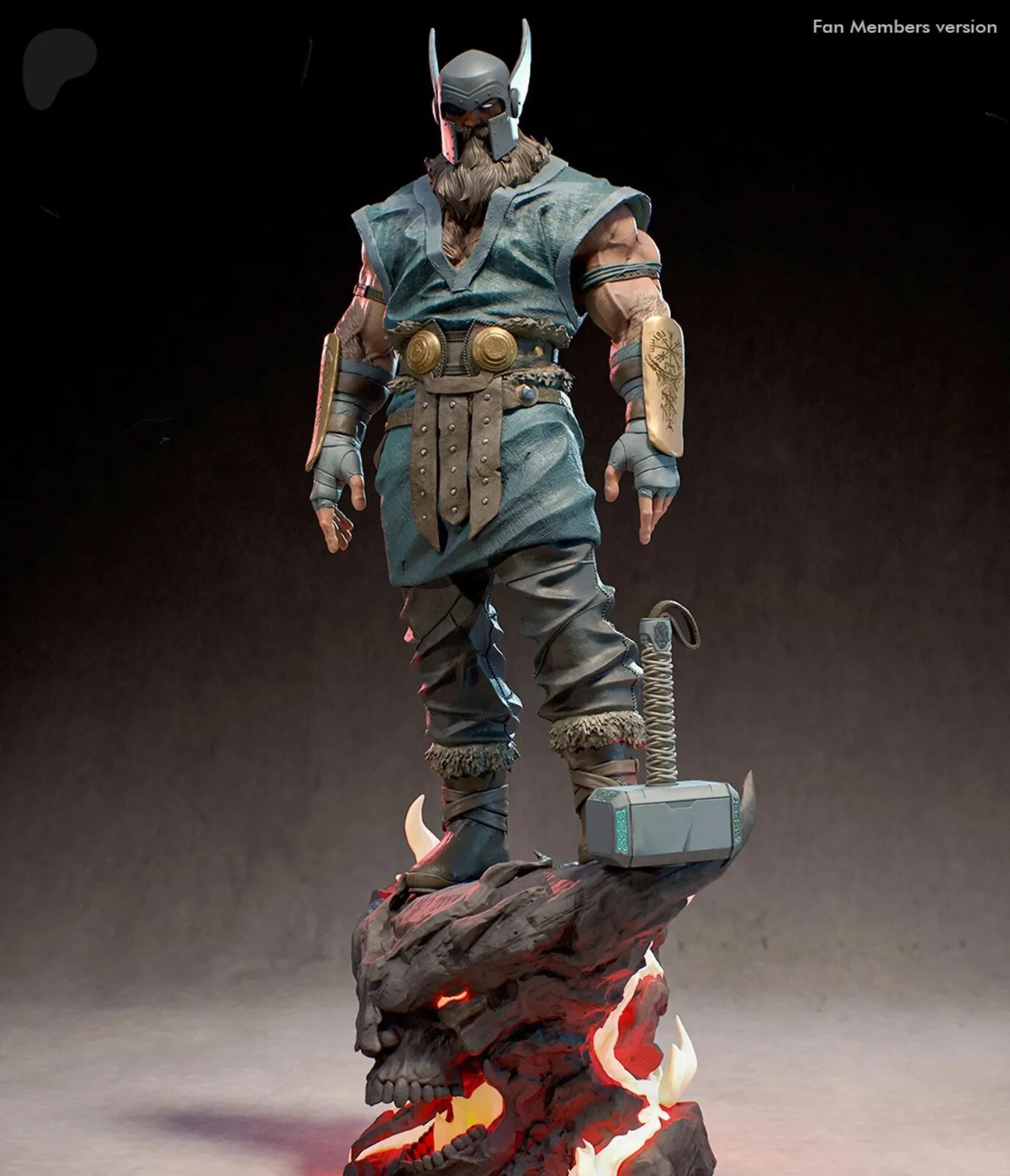 Odin  the All-Father Resin Sculpture Statue Model Kit Unpainted/Unassembled