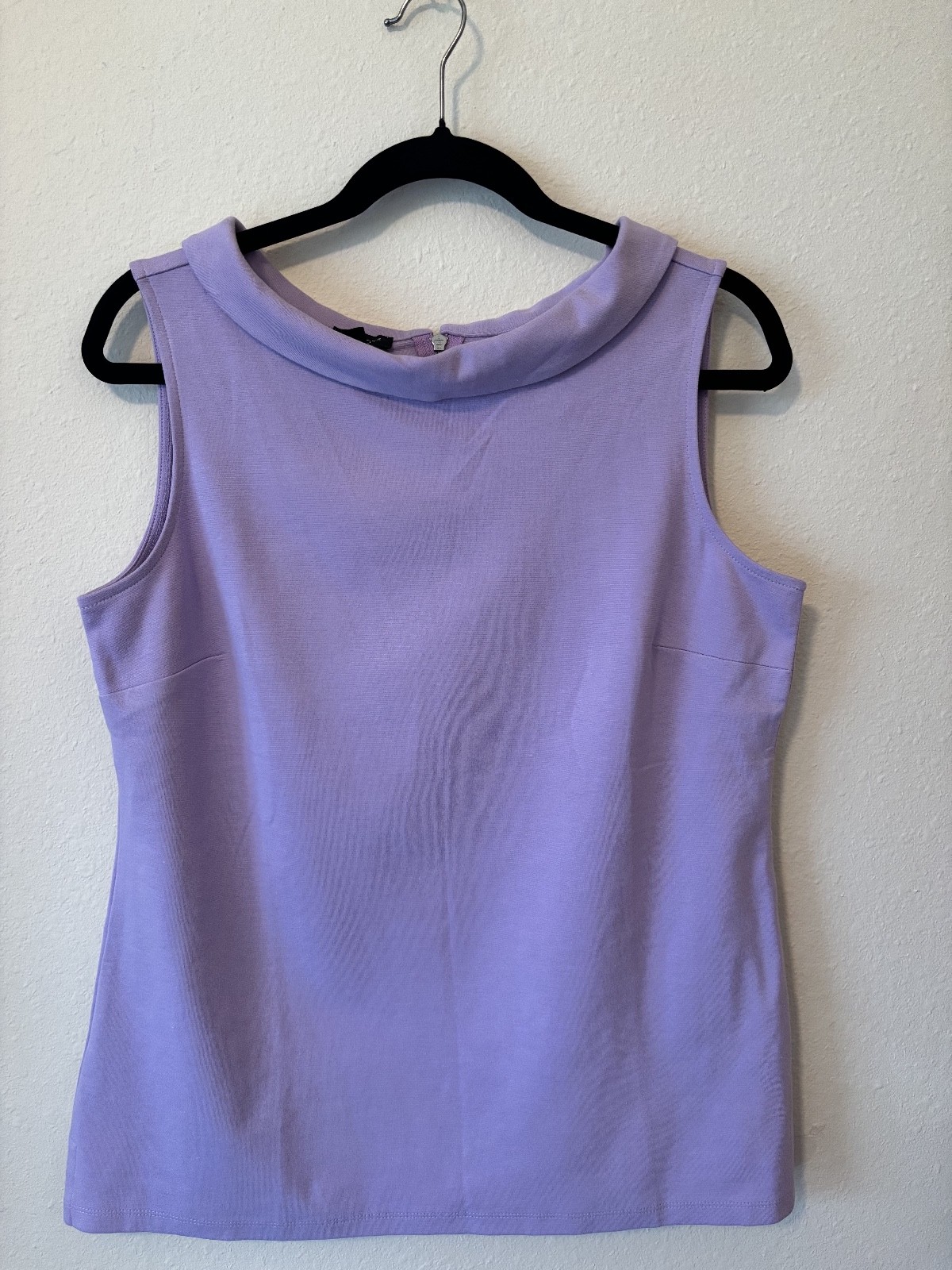 Talbots Womens Lavender Sleeveless Cowl Neck Knit Shell MEDIUM Talbots Womens Lavender Sleeveless Cowl Neck Knit Shell MEDIUM