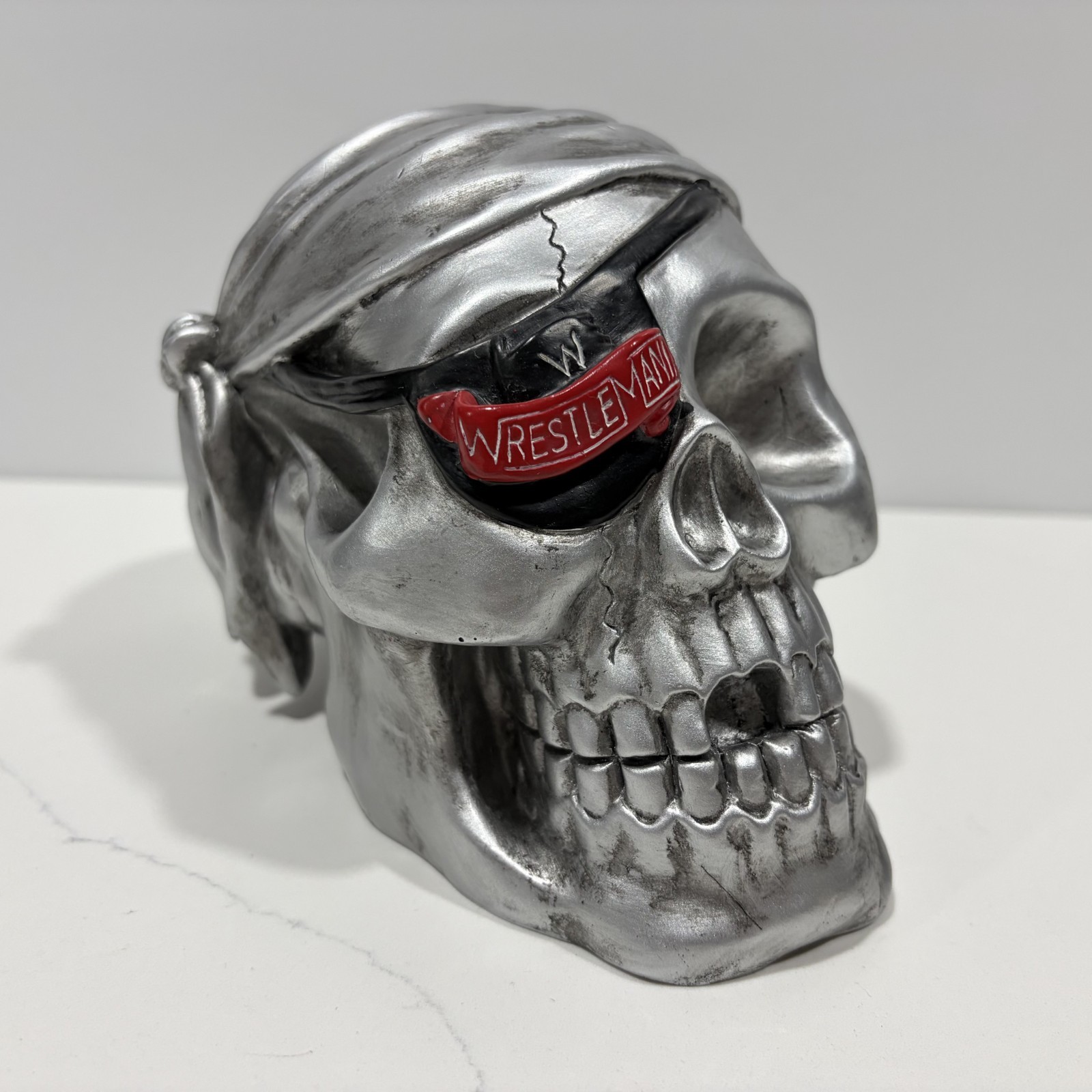 WWE WrestleMania 36 Skull Limited Edition Exclusive Souvenir 2020 Tampa Bay WWF WWE WrestleMania 36 Skull Limited Edition Exclusive Souvenir 2020 Tampa Bay WWF