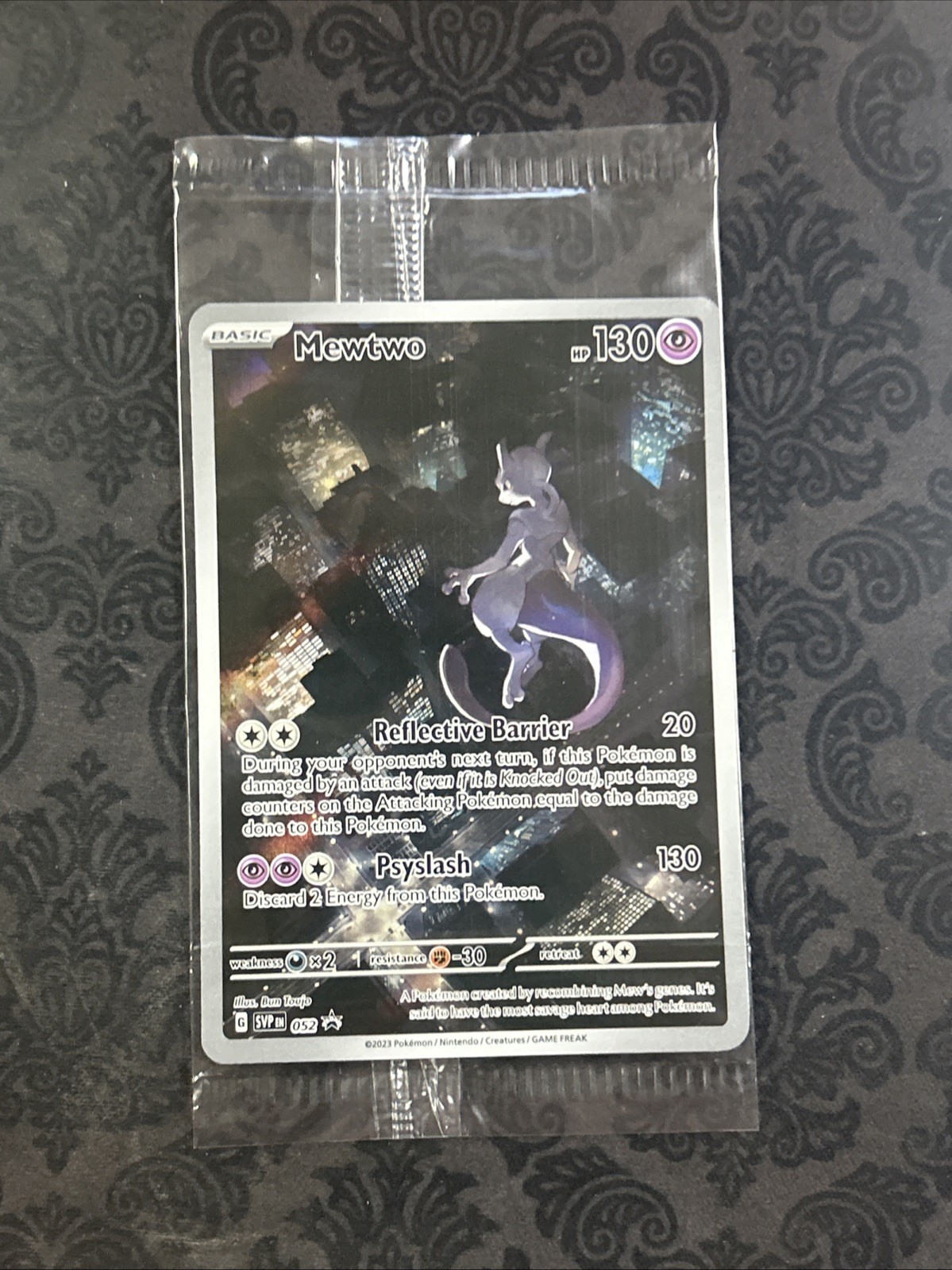 Mewtwo SVP 052 Scarlet & Violet Promo Holo Pokemon Card Factory Sealed Mewtwo SVP 052 Scarlet & Violet Promo Holo Pokemon Card Factory Sealed