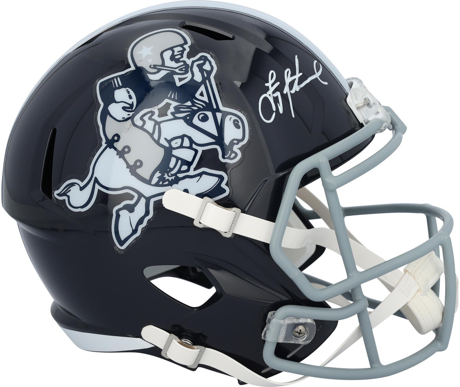Troy Aikman Dallas Cowboys Autographed Riddell Cowboy Joe Speed Replica Helmet