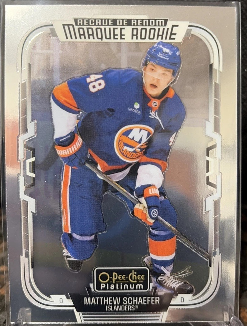 Upper Deck 2025-26 O-Pee-Chee Platinum Marquee Rookie Matthew Schaefer #268 RC