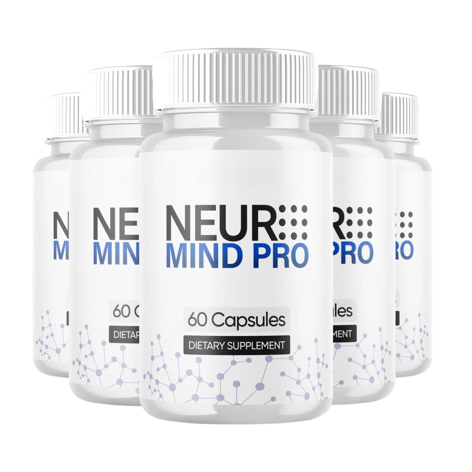 5-Pack Neuro Mind Pro Capsules - NeuroMind Pro Supports Brain Health - 300 Caps 5-Pack Neuro Mind Pro Capsules - NeuroMind Pro Supports Brain Health - 300 Caps