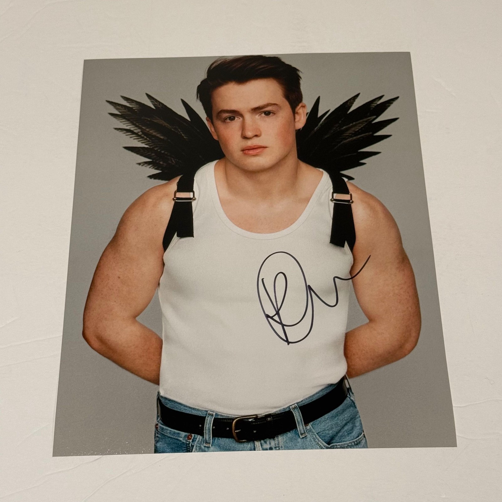 Kit Connor Signed Heartstopper Sexy Tank Top 8x10 Photo