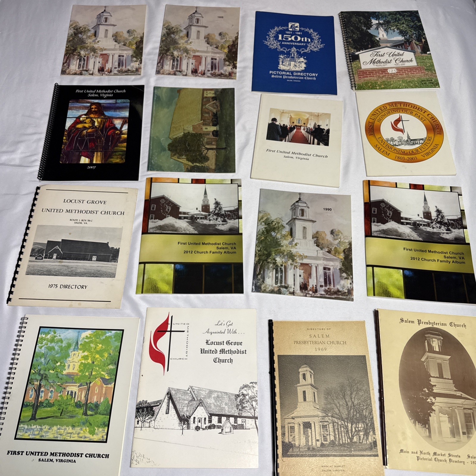 VTG Church Yearbooks Salem Presbyterian Church 1969 - 2012 Locust Grove Virginia