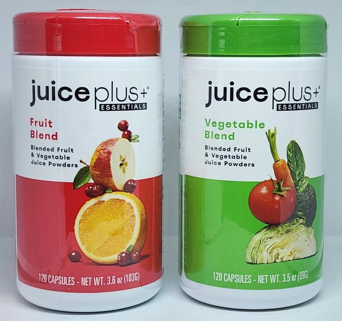 Juice Plus Vegetable & Fruit Blends 240 Capsules 2 Mo Supply 01/2027 New Sealed Juice Plus Vegetable & Fruit Blends 240 Capsules 2 Mo Supply 01/2027 New Sealed