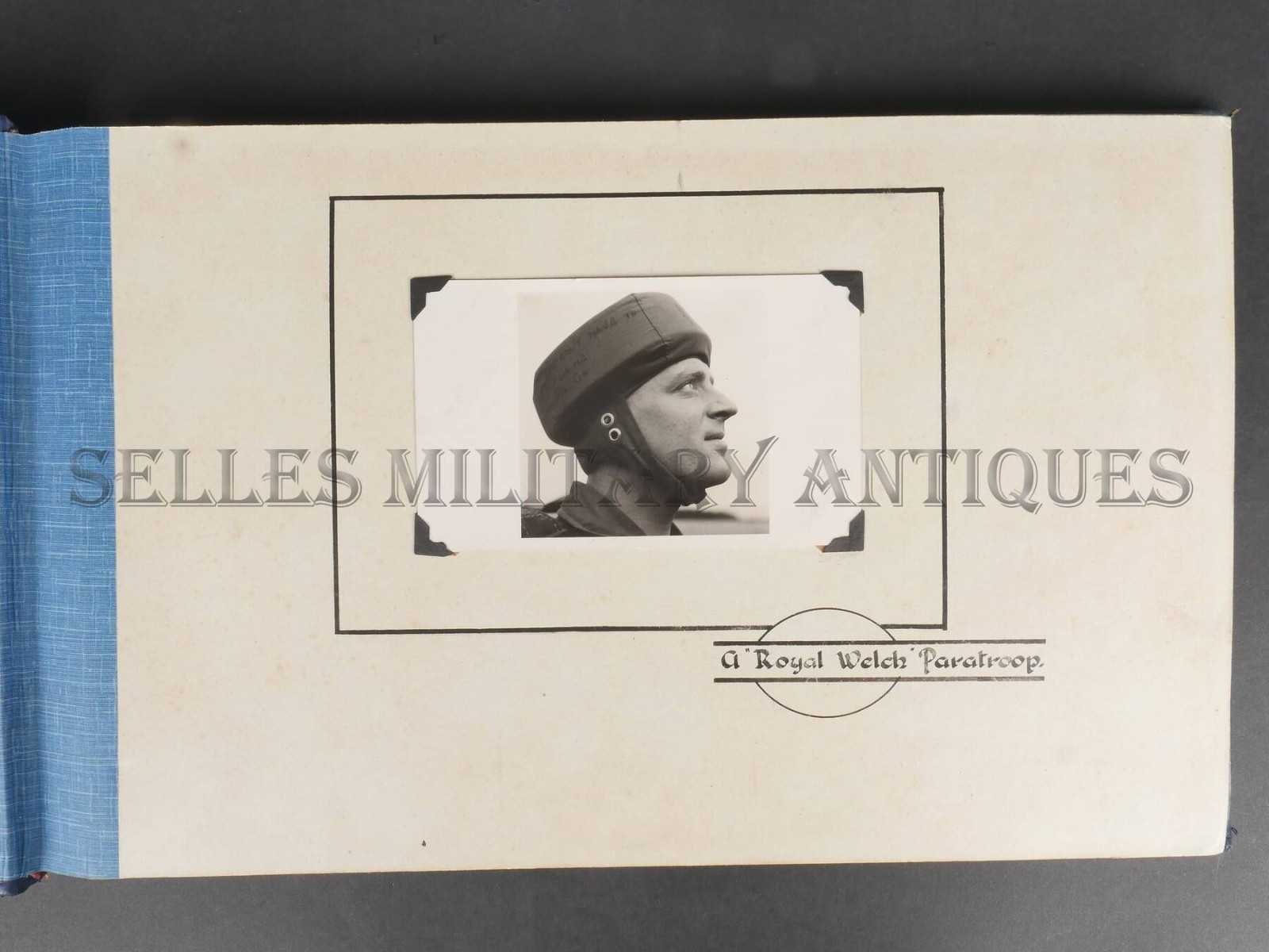 6th ROYAL WELCH PARACHUTE BN ENGLISH WWII PHOTO ALBUM - BRITISH PARATROOPERS WW2