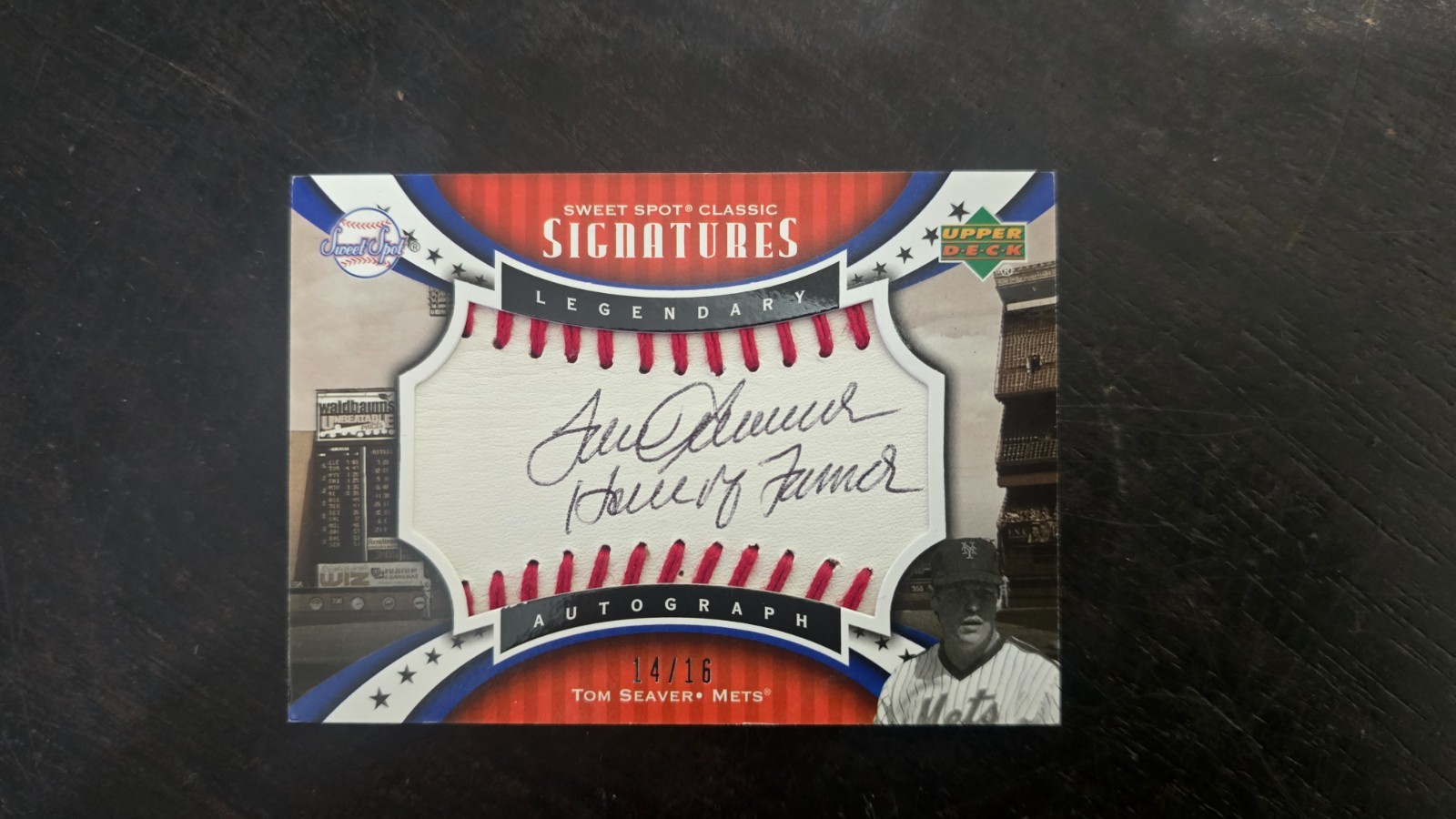 2007 Sweet Spot Classic Signatures Tom Seaver Autograph (14/16) SPV-TS