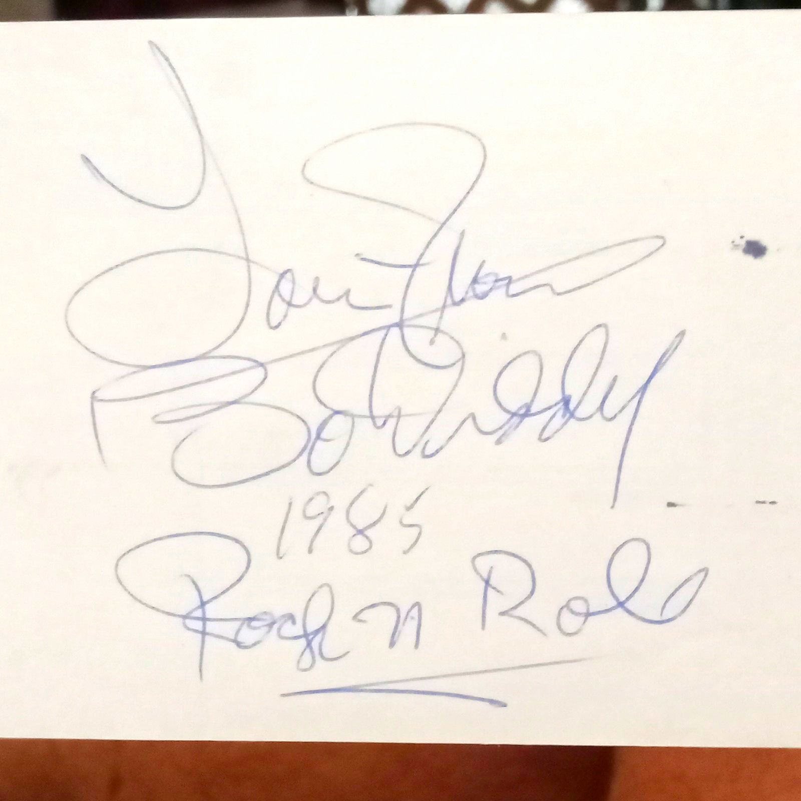 Signed Original Card & Paper \ Signed Original Card & Paper \