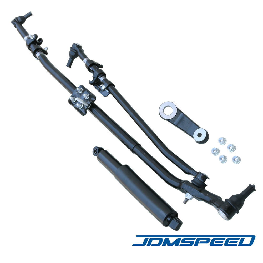 New Upgrade Steering Linkage Drag Link Tie Rod Kit For Dodge Ram 1500 2500 3500