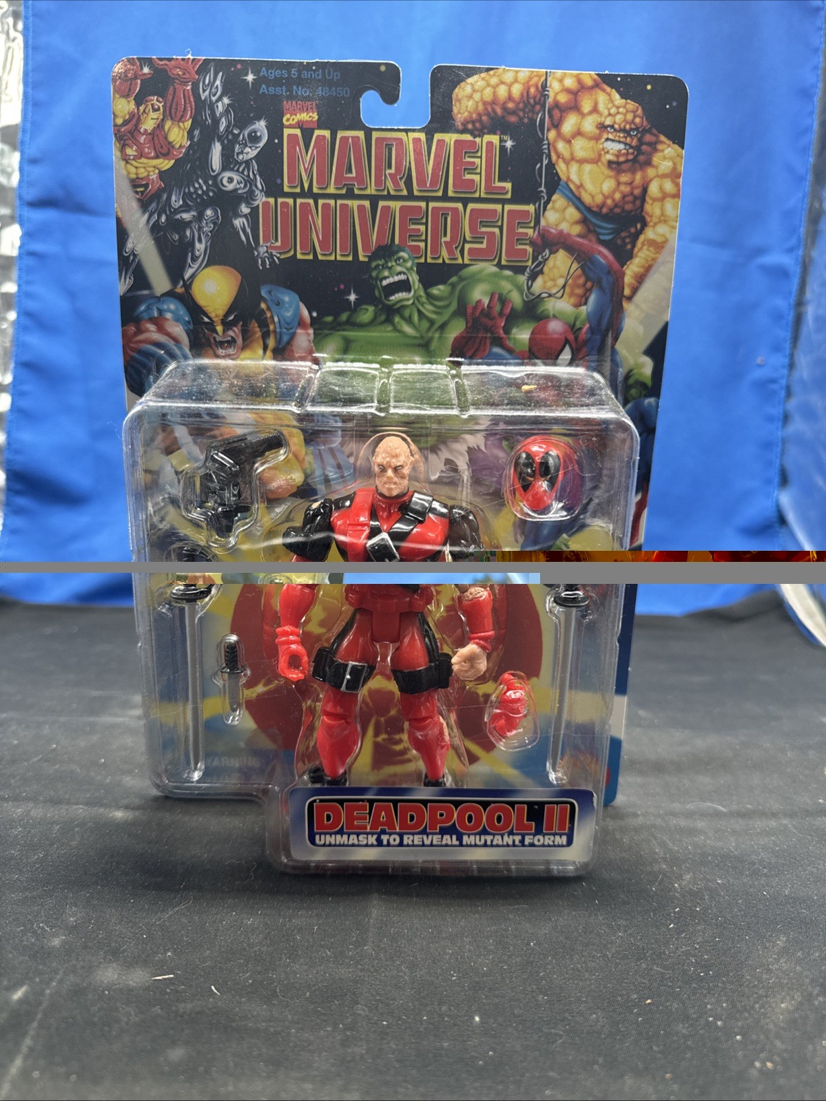 DEADPOOL II Unmasked Action Figure ToyBiz 1996 NEW B6A DEADPOOL II Unmasked Action Figure ToyBiz 1996 NEW B6A