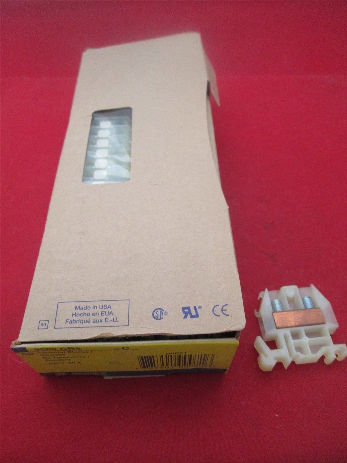 Square D Terminal Blocks 9080 GR6 qty 50 new