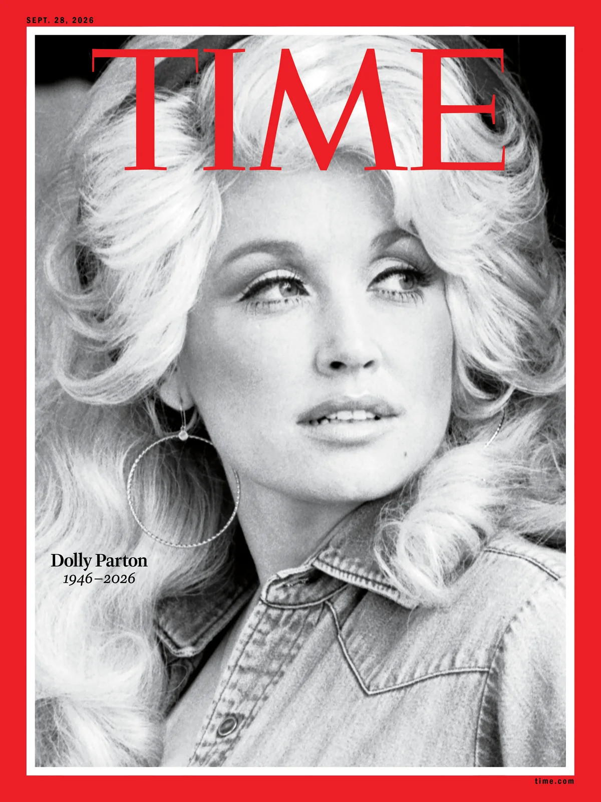 DOLLY PARTON 1946-2026 - Time Magazine - September 2026 - Pre Sale DOLLY PARTON 1946-2026 - Time Magazine - September 2026 - Pre Sale