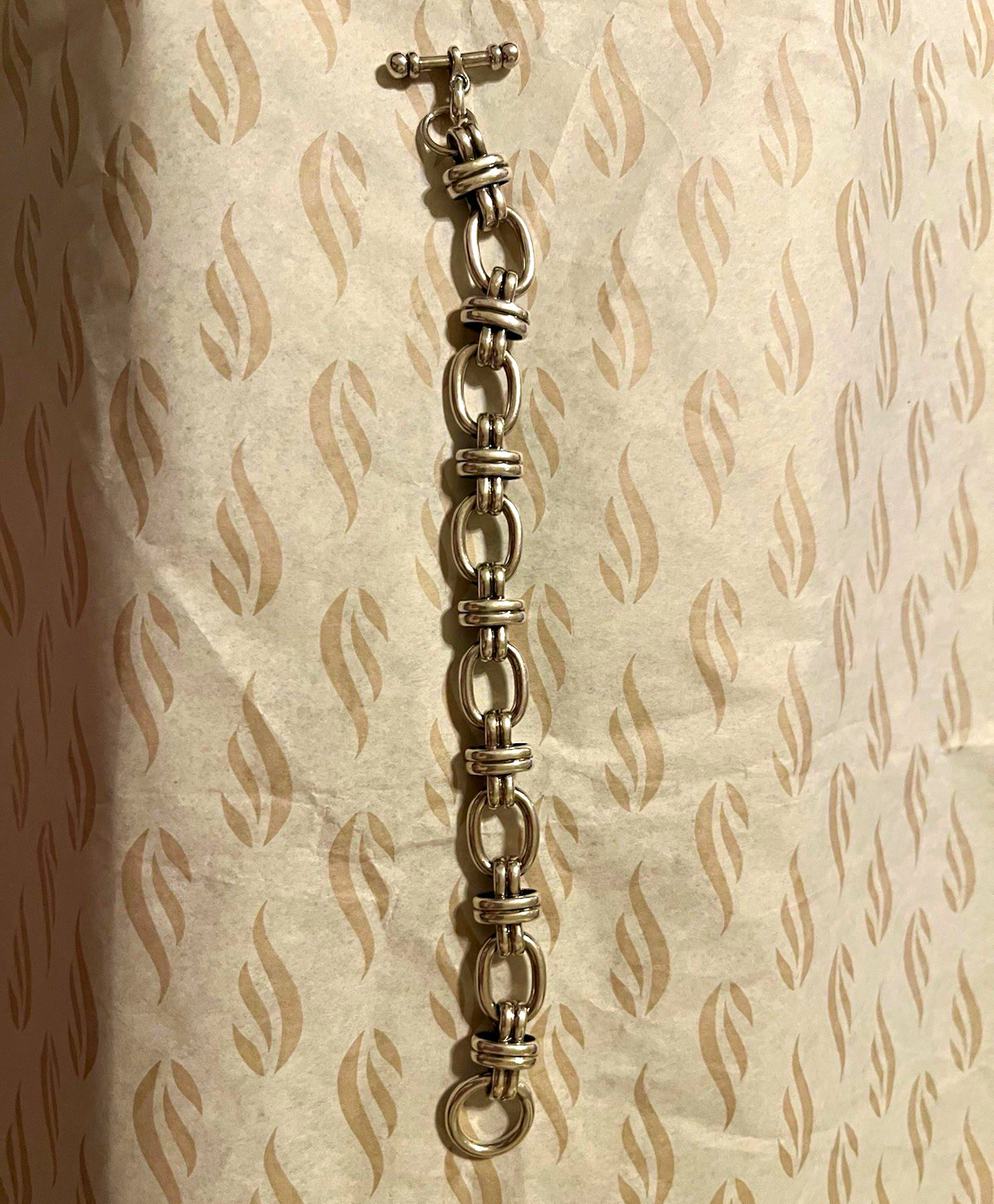 Retired James Avery Bracelet 7 in Toggle Closure No Stone HEAVY Retired James Avery Bracelet 7 in Toggle Closure No Stone HEAVY