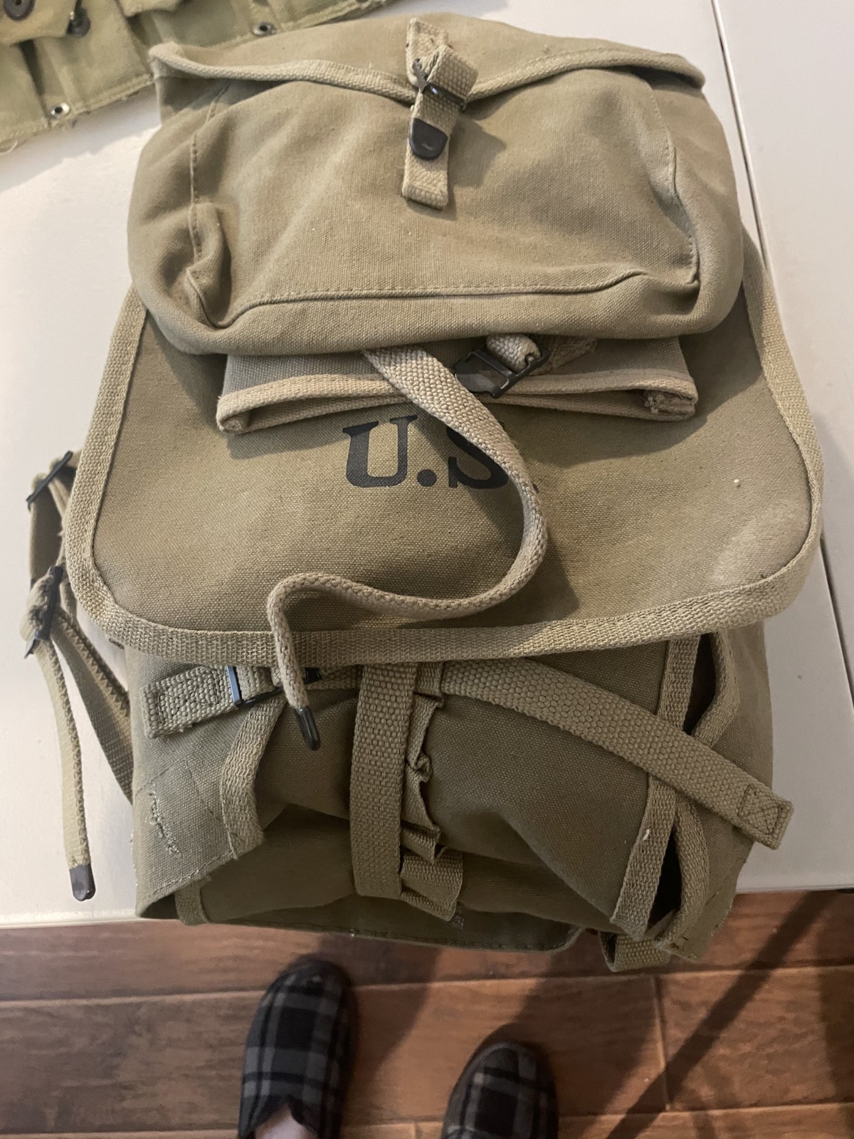 WW2 US M1928 US Haversack JQMD Reproduction, WWII Haversack WW2 US M1928 US Haversack JQMD Reproduction, WWII Haversack