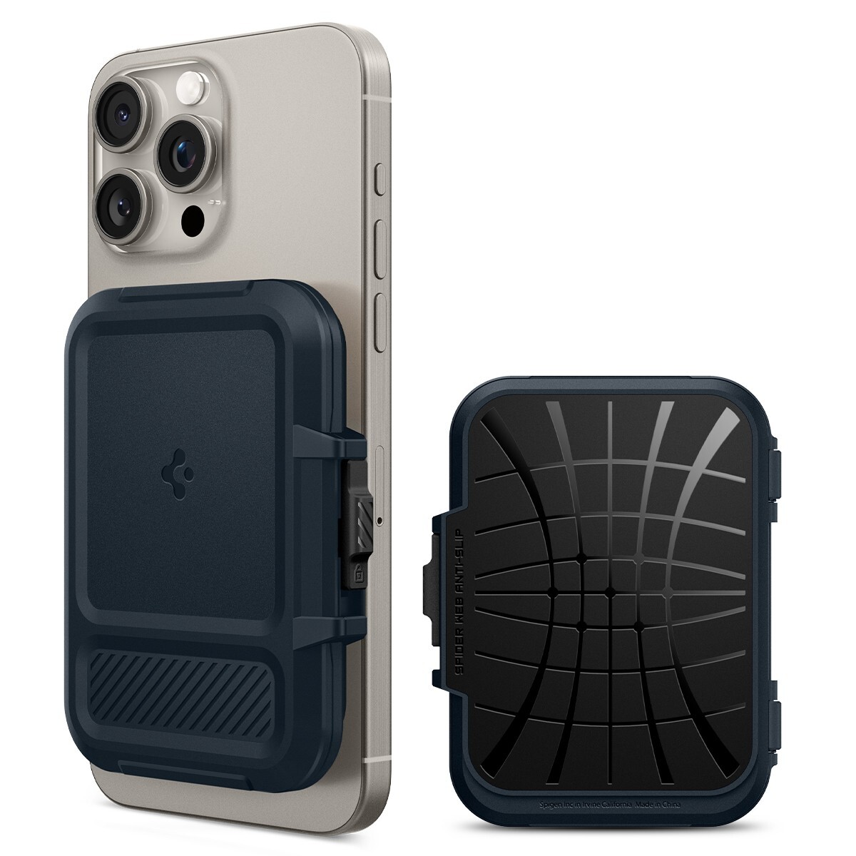 Spigen [Lock Fit (MagFit)] Magnetic Wallet Card Holder | MagSafe Compatible