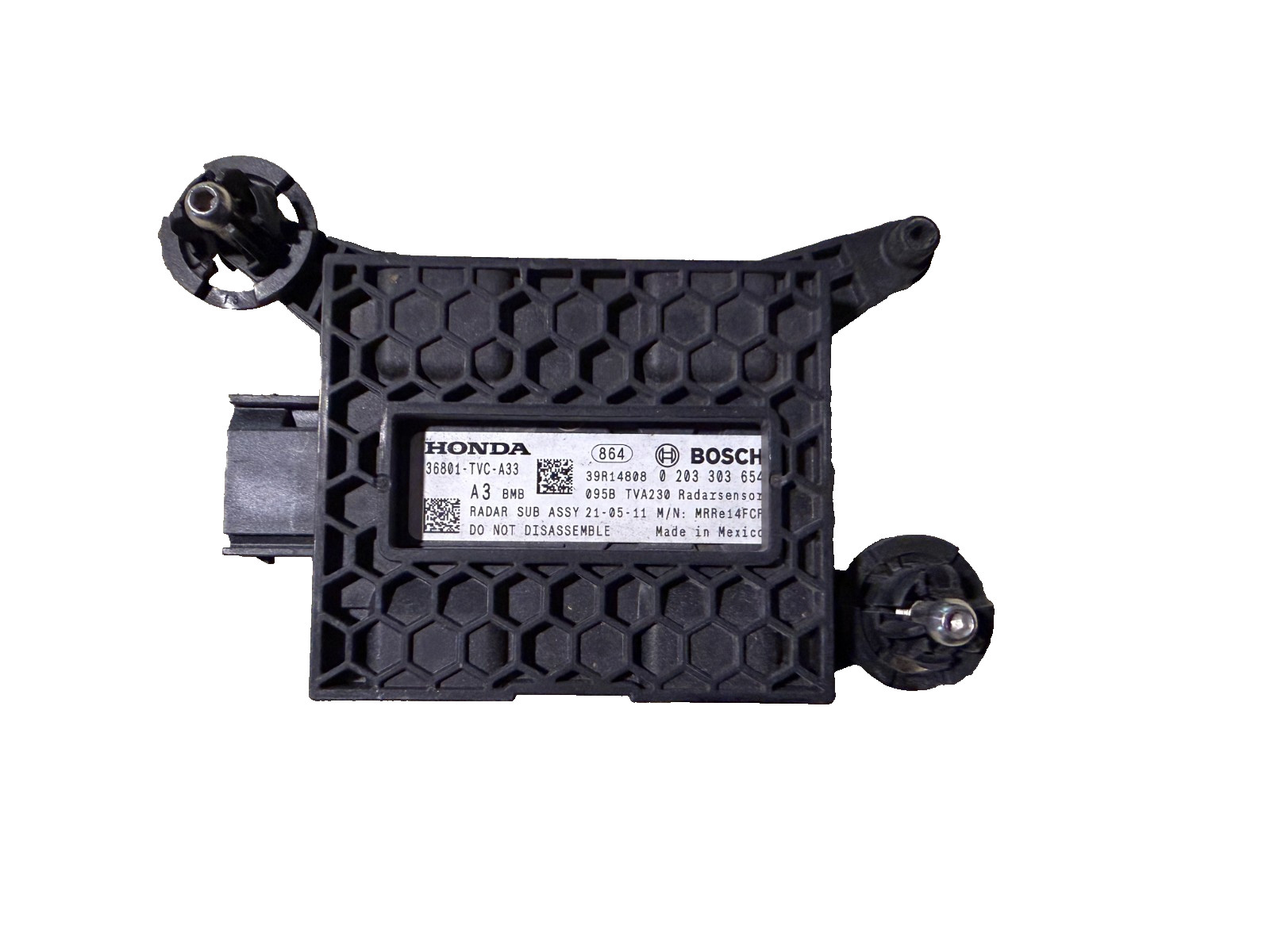 2021-2023 HONDA ACCORD CRUISE CONTROL DISTANCE SENSOR OEM 36801-TVC-A33 2021-2023 HONDA ACCORD CRUISE CONTROL DISTANCE SENSOR OEM 36801-TVC-A33