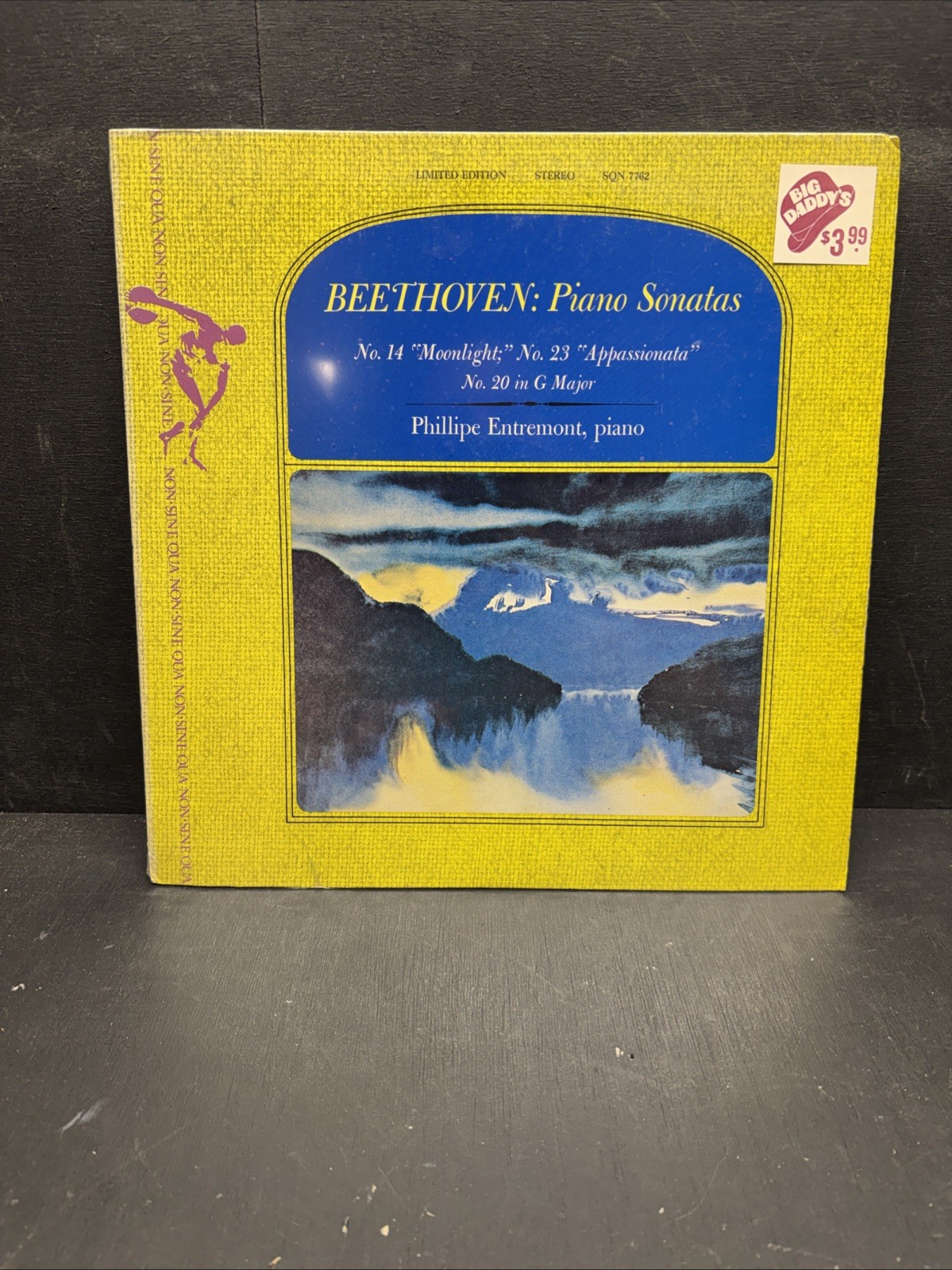 Beethoven Piano Sonatas Philippe Entremont LP 1976 Limited Edition SQN Sealed Beethoven Piano Sonatas Philippe Entremont LP 1976 Limited Edition SQN Sealed