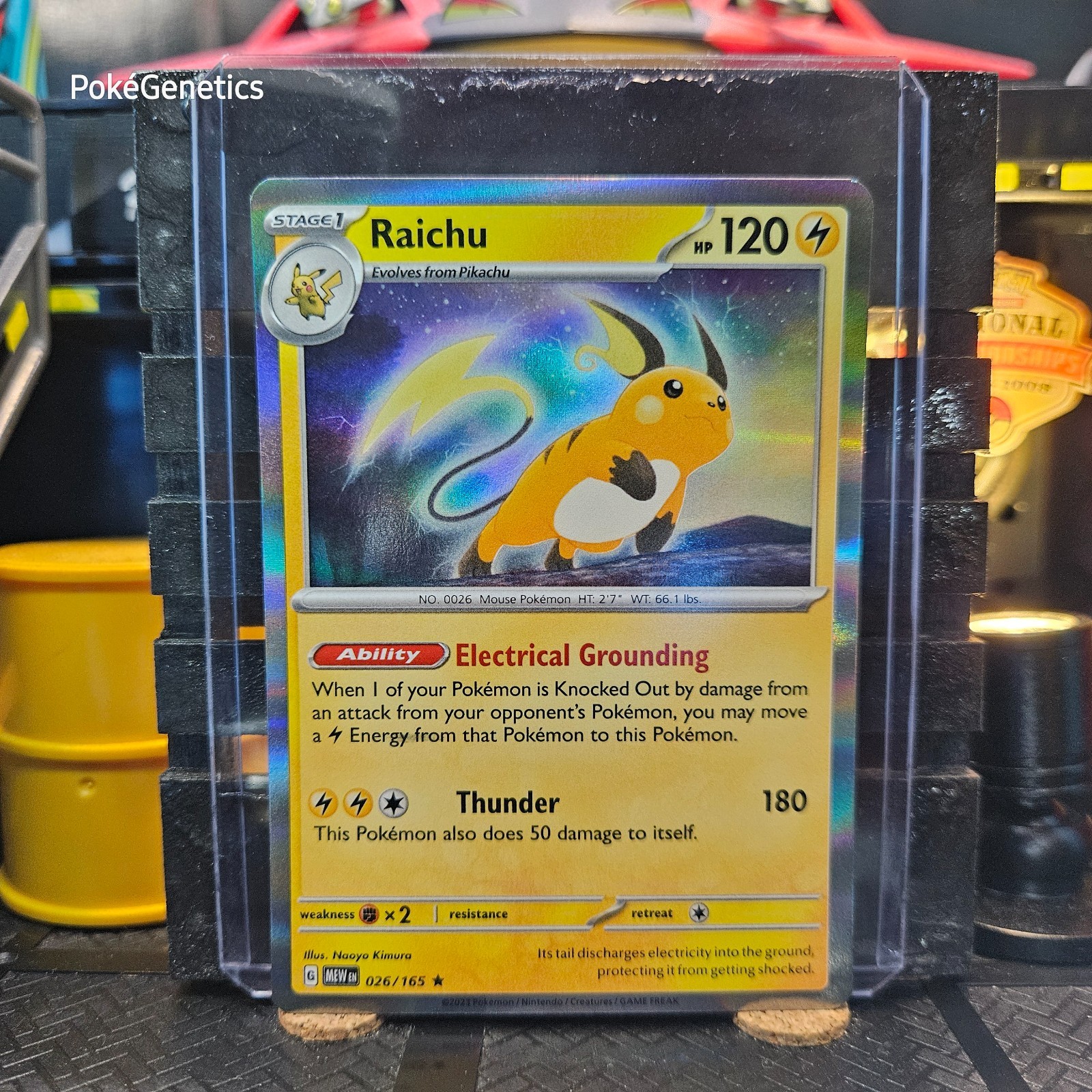 Raichu 151 Holo Pokémon TCG 026/165 Scarlet & Violet Rare