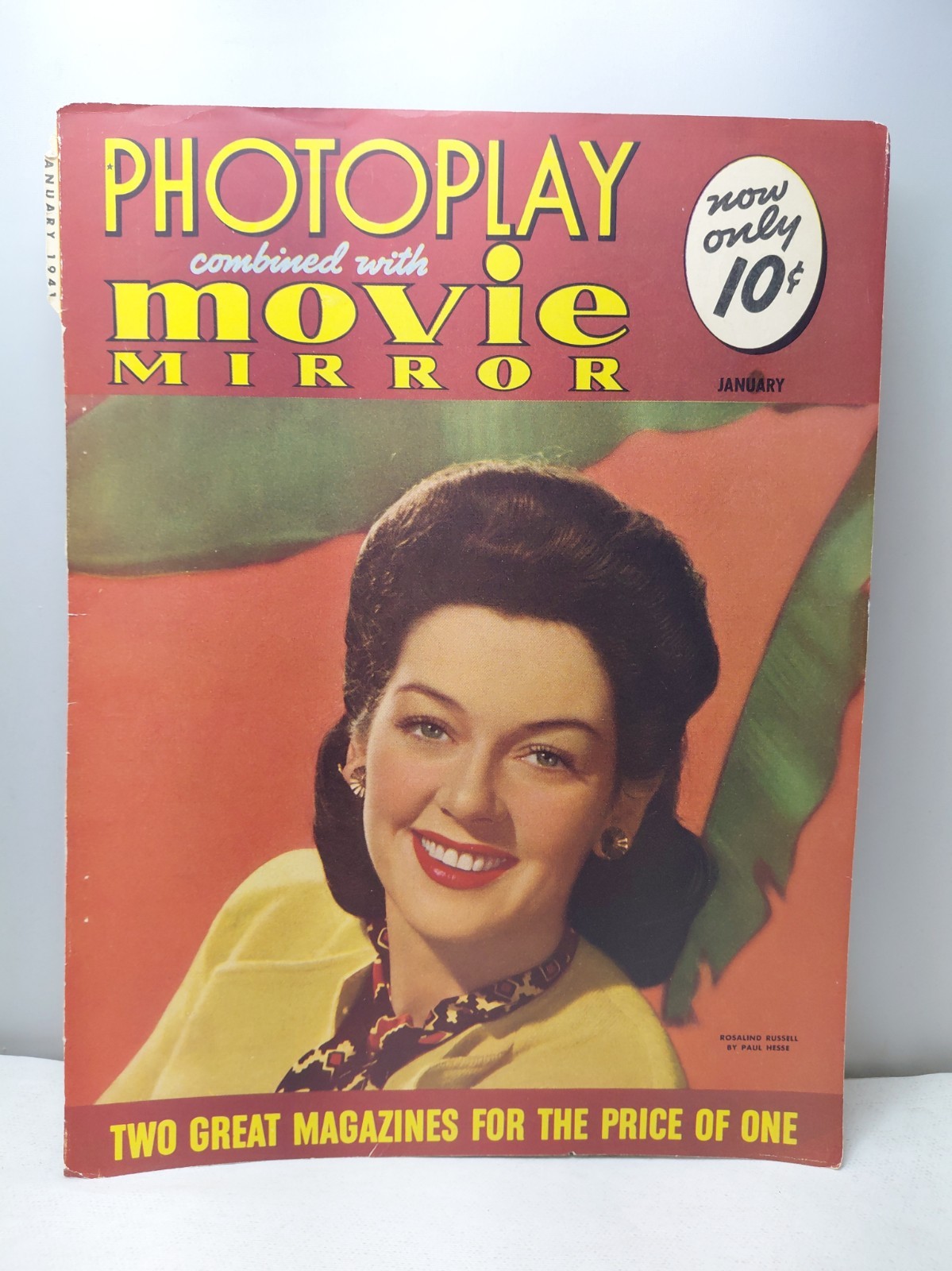 Photoplay Movie Mirror Magazine January 1941 COVER  ONLY Rosalind Russell 