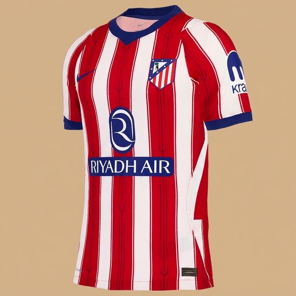 Atletico Madrid 26/27 Home Jersey Personalised  Fan Soccer Football Name Number